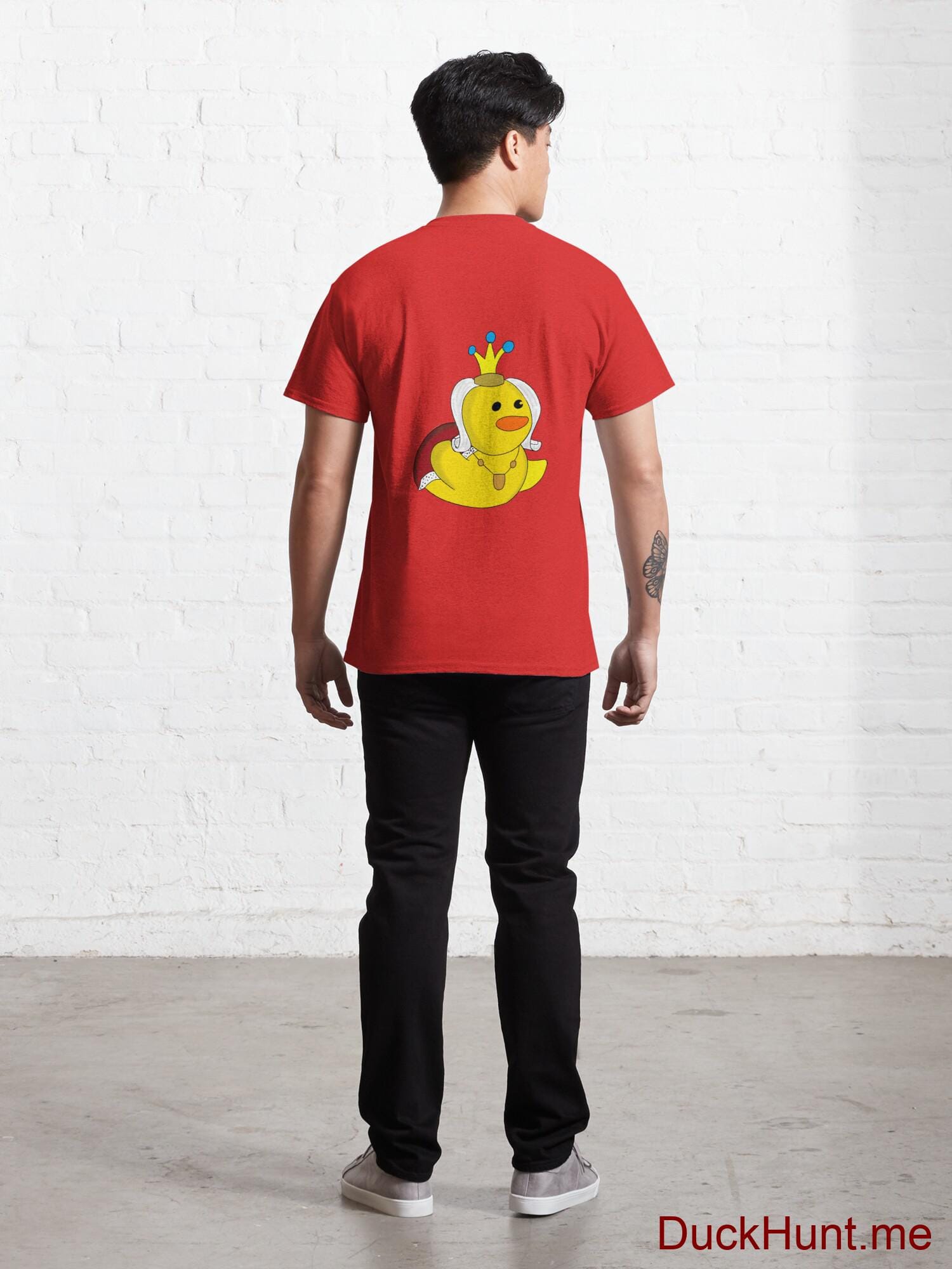 Royal Duck Red Classic T-Shirt (Back printed) alternative image 3