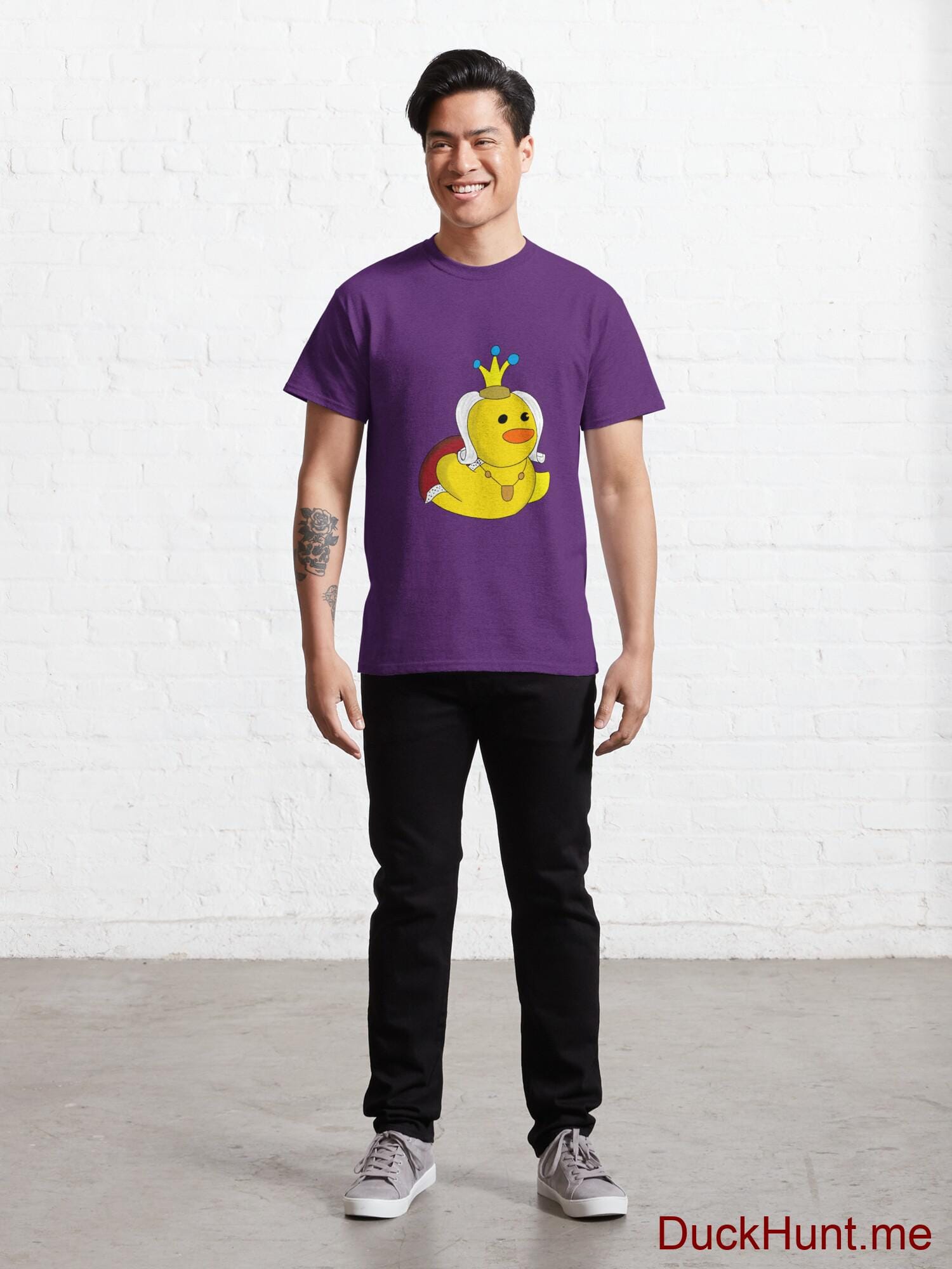 Royal Duck Purple Classic T-Shirt (Front printed) alternative image 6