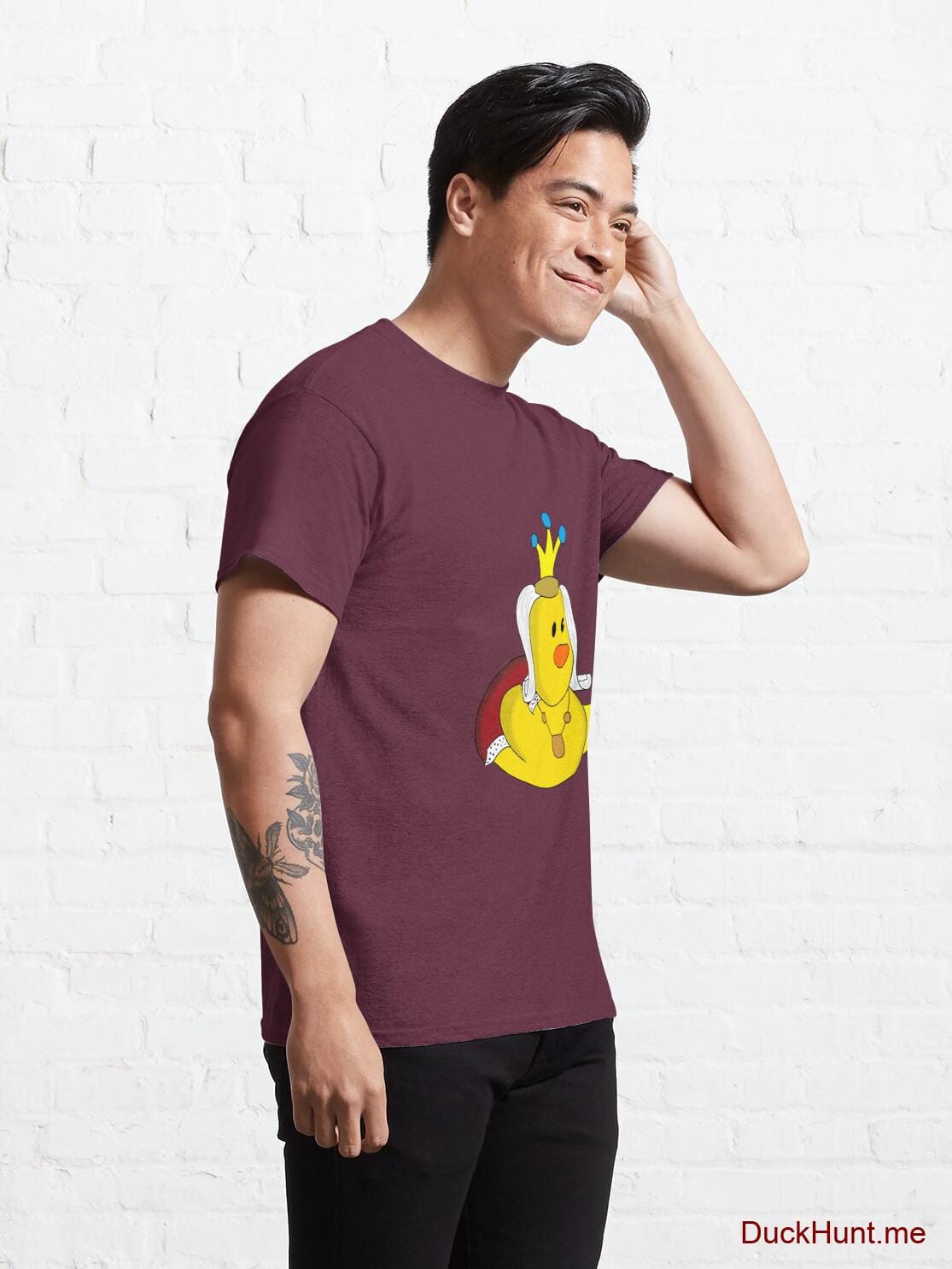 Royal Duck Dark Red Classic T-Shirt (Front printed) alternative image 4