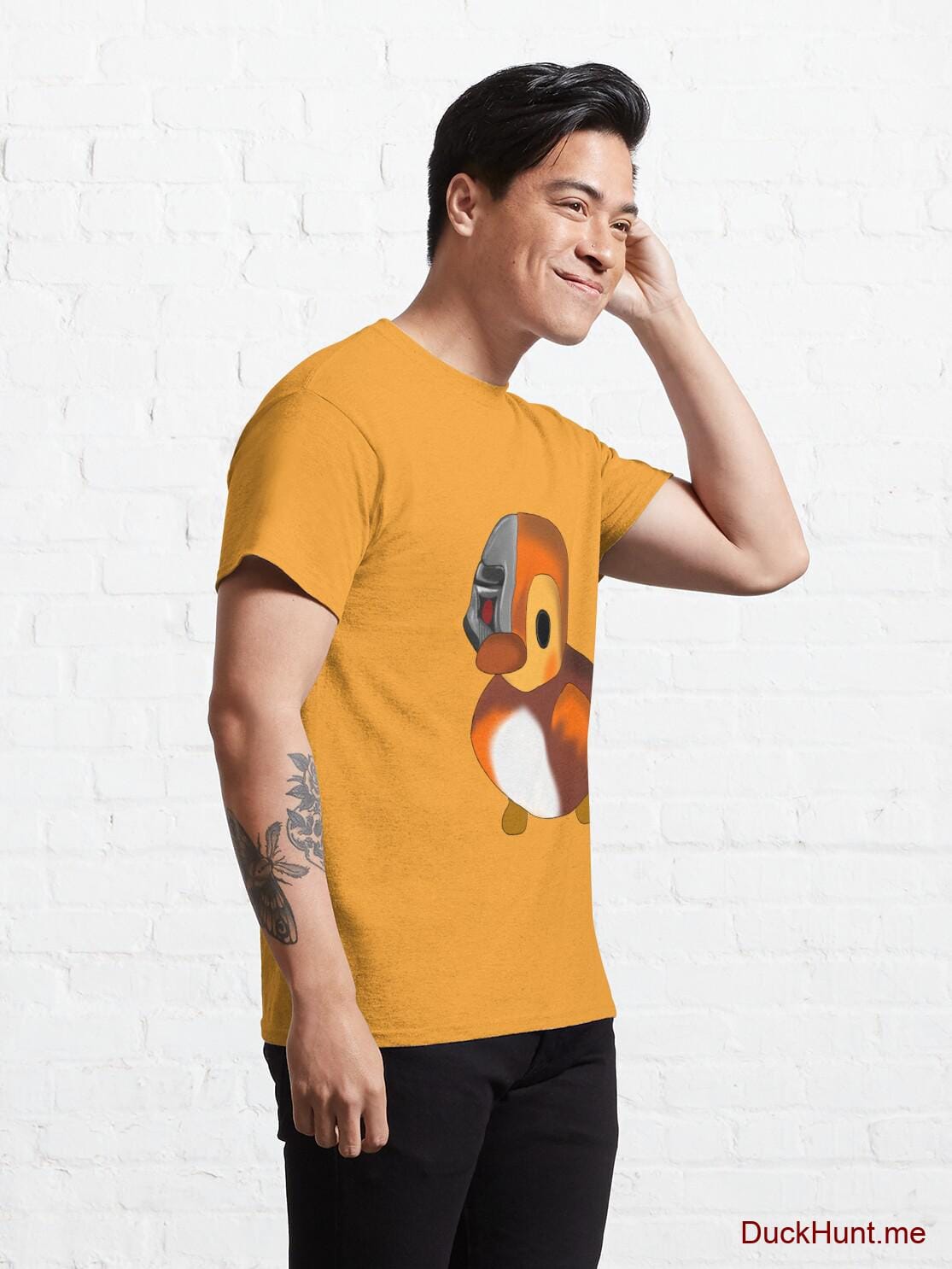 Mechanical Duck Gold Classic T-Shirt (Front printed) alternative image 4