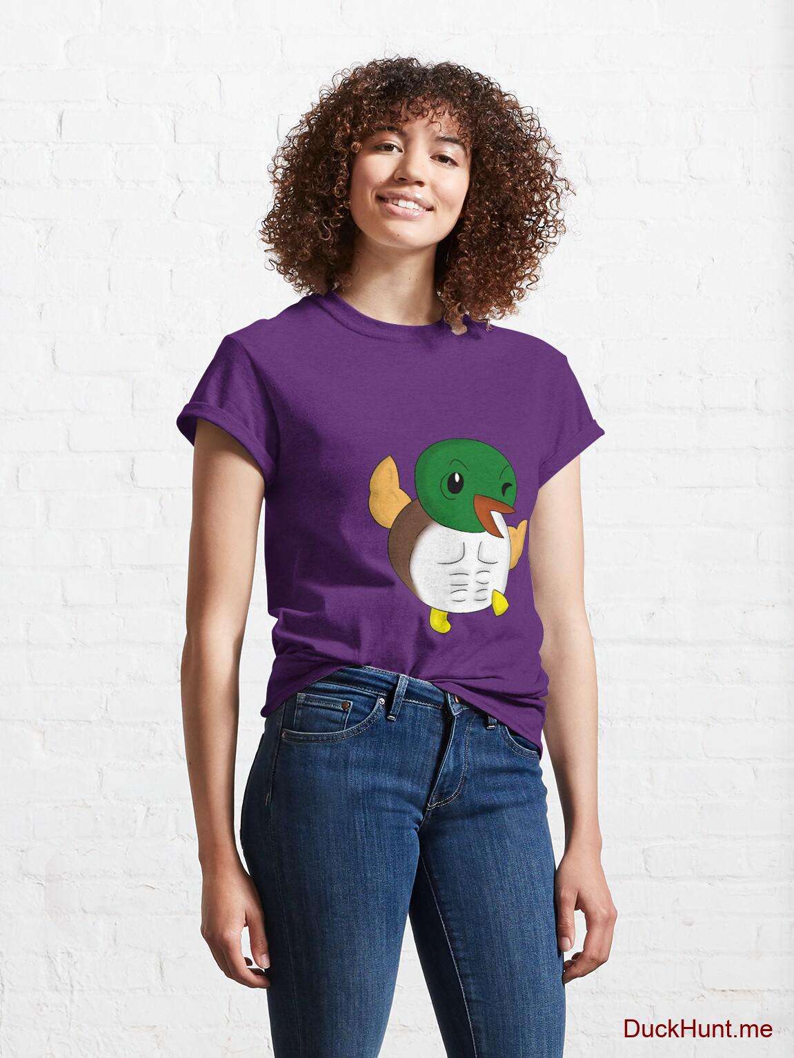 Super duck Purple Classic T-Shirt (Front printed) alternative image 3