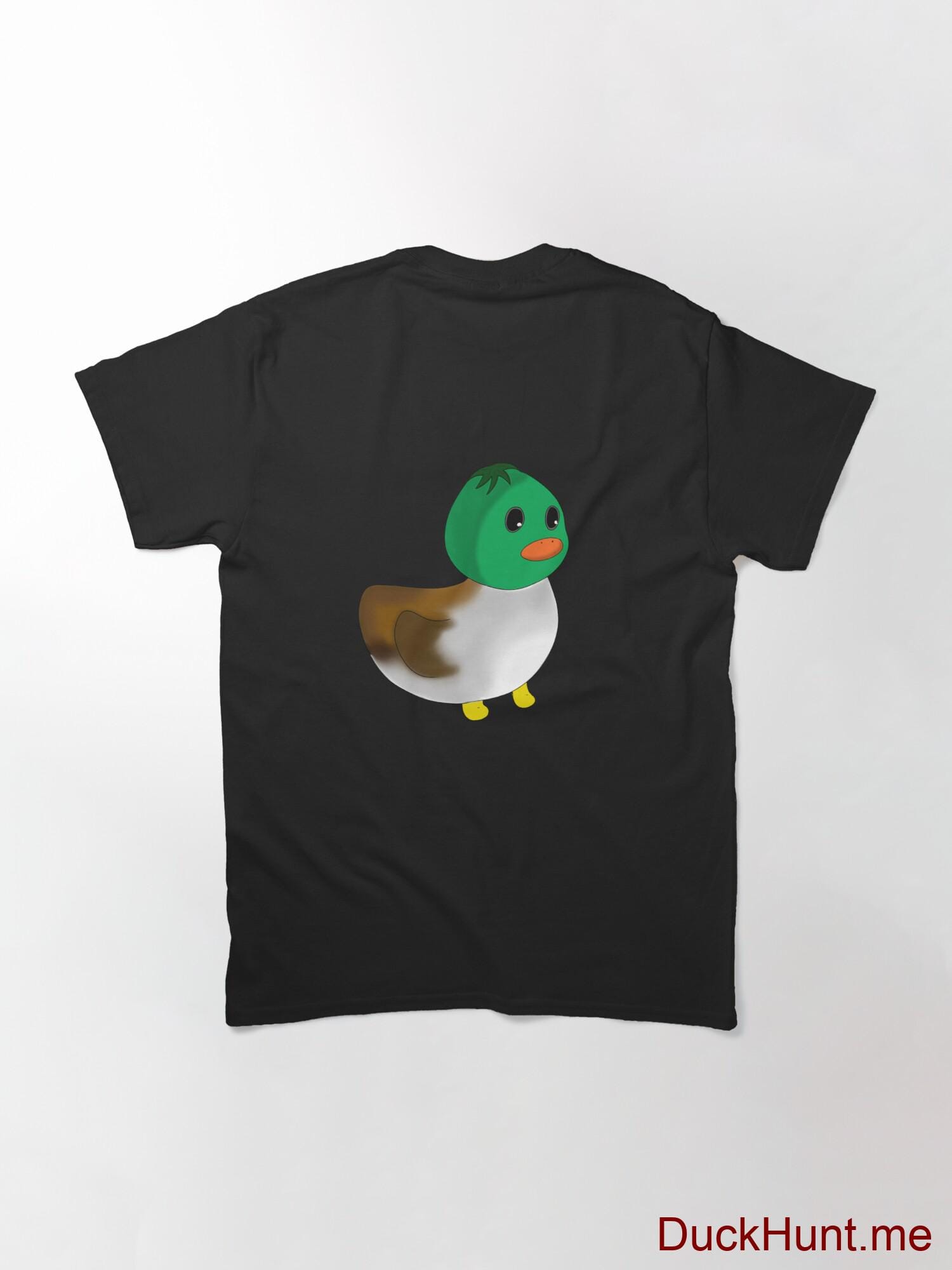 Normal Duck Black Classic T-Shirt (Back printed) alternative image 1