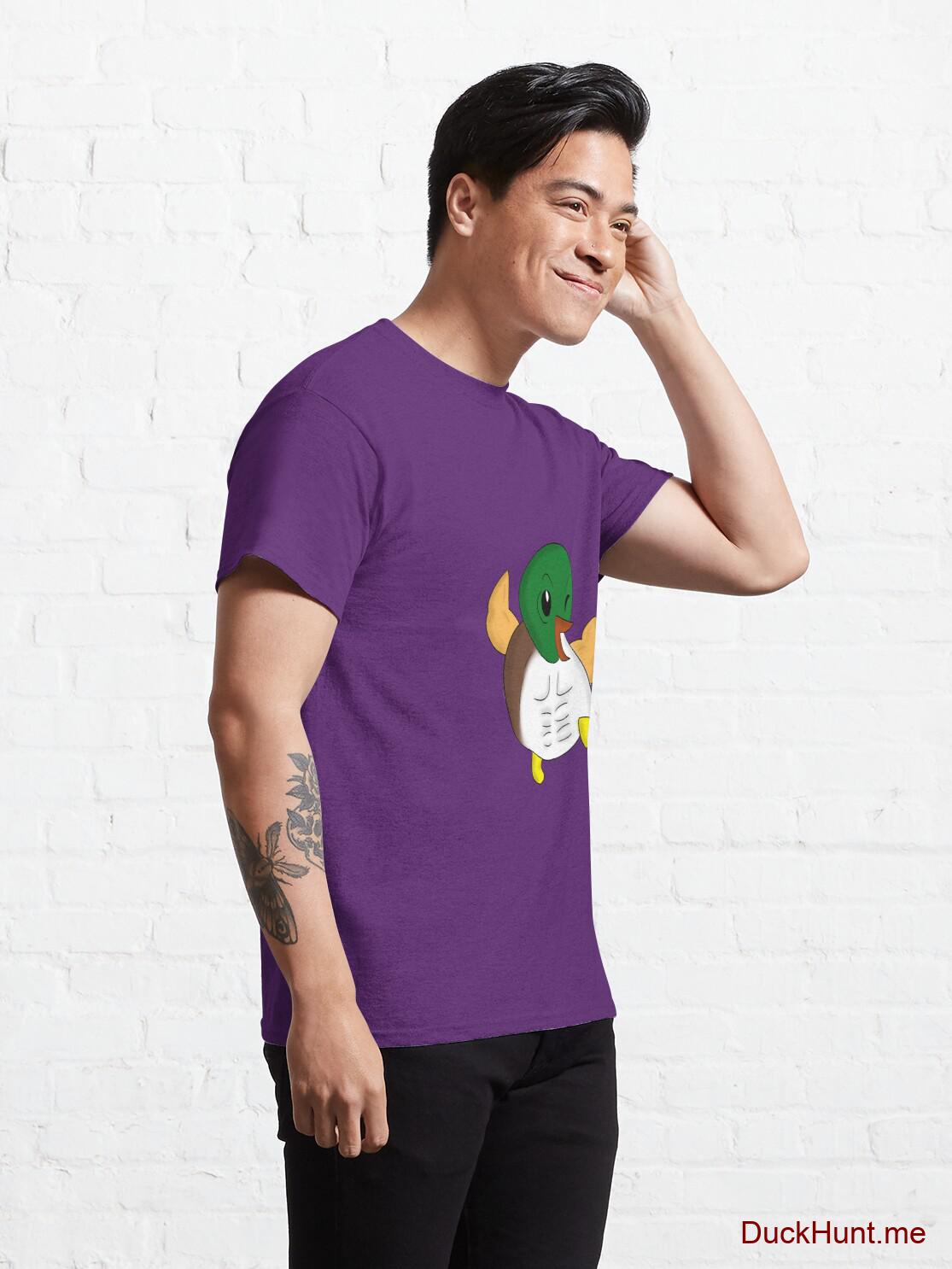 Super duck Purple Classic T-Shirt (Front printed) alternative image 4