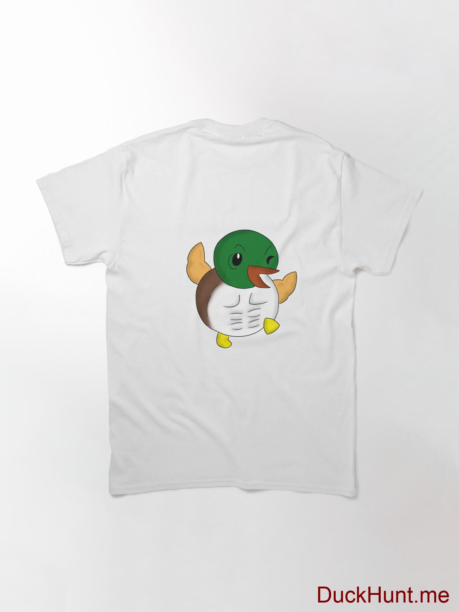 Super duck White Classic T-Shirt (Back printed) alternative image 1