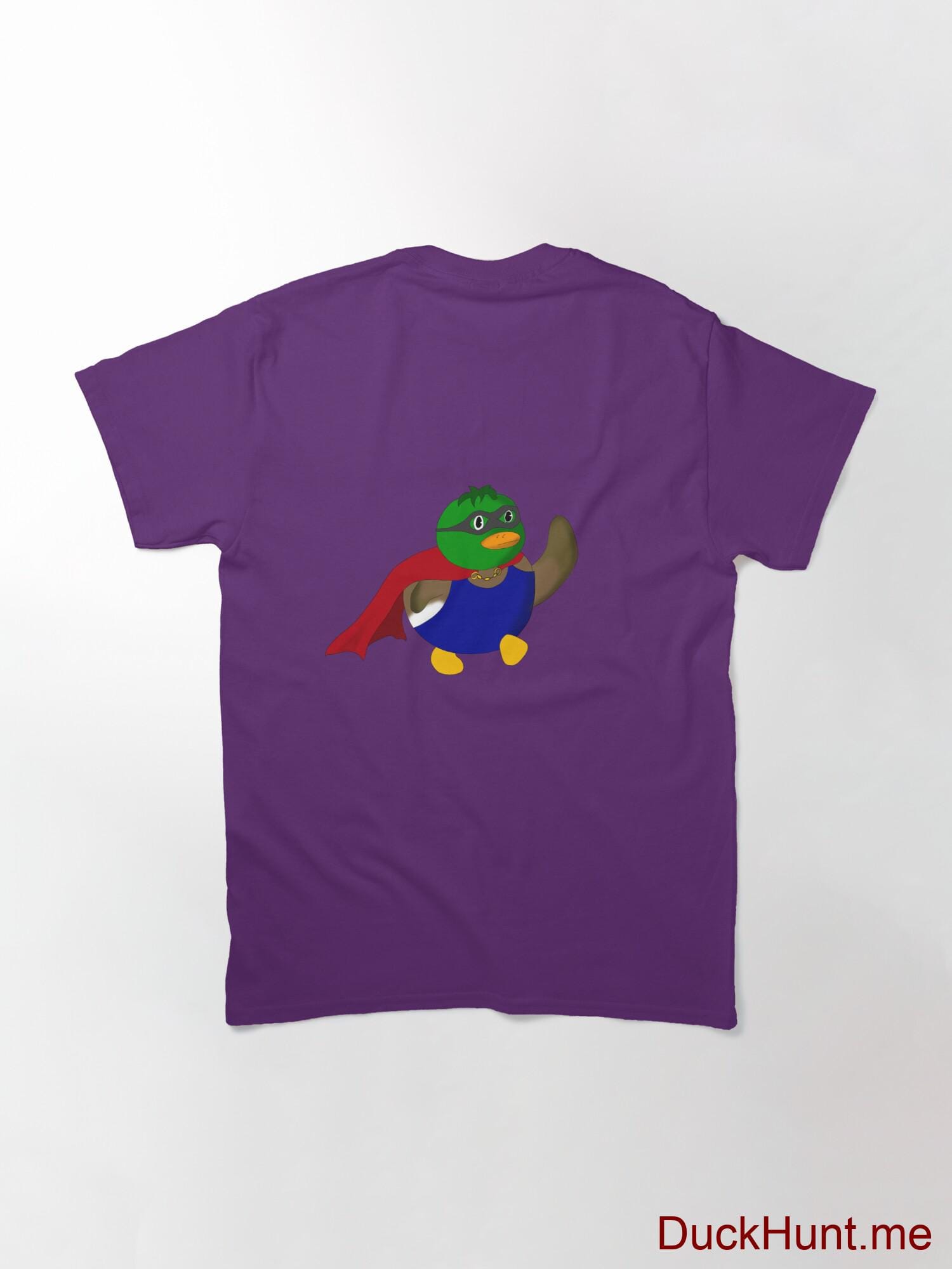 Alive Boss Duck Purple Classic T-Shirt (Back printed) alternative image 1