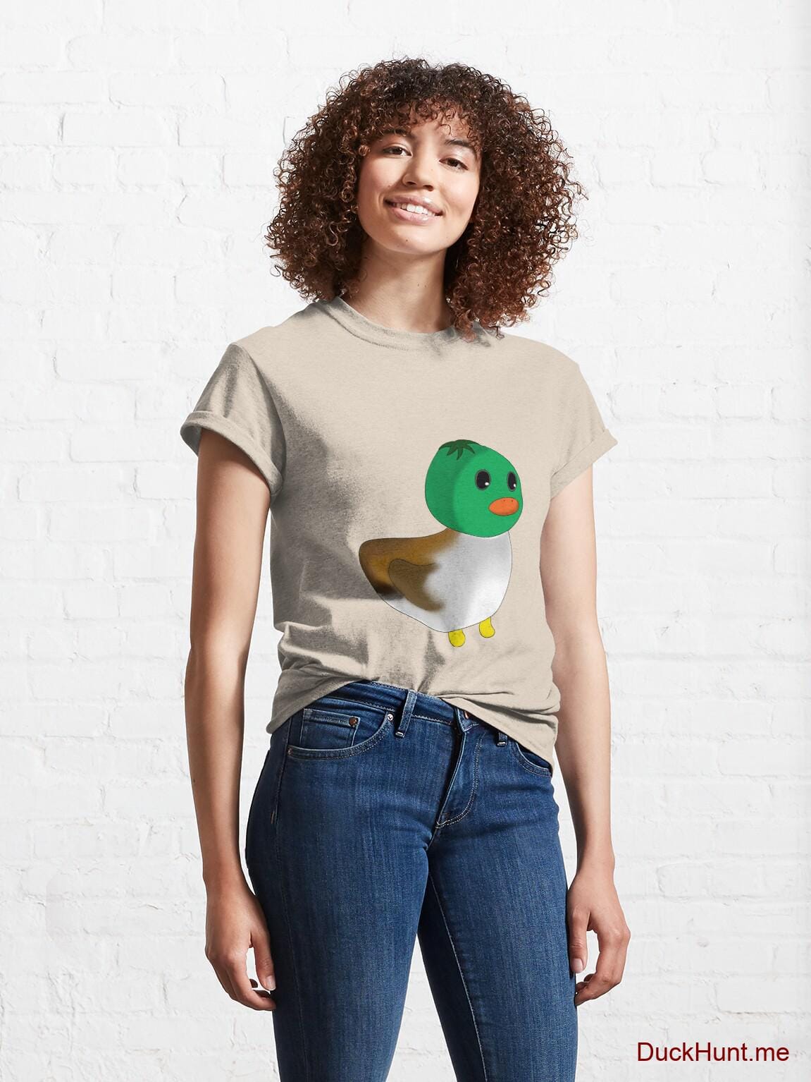 Normal Duck Creme Classic T-Shirt (Front printed) alternative image 3