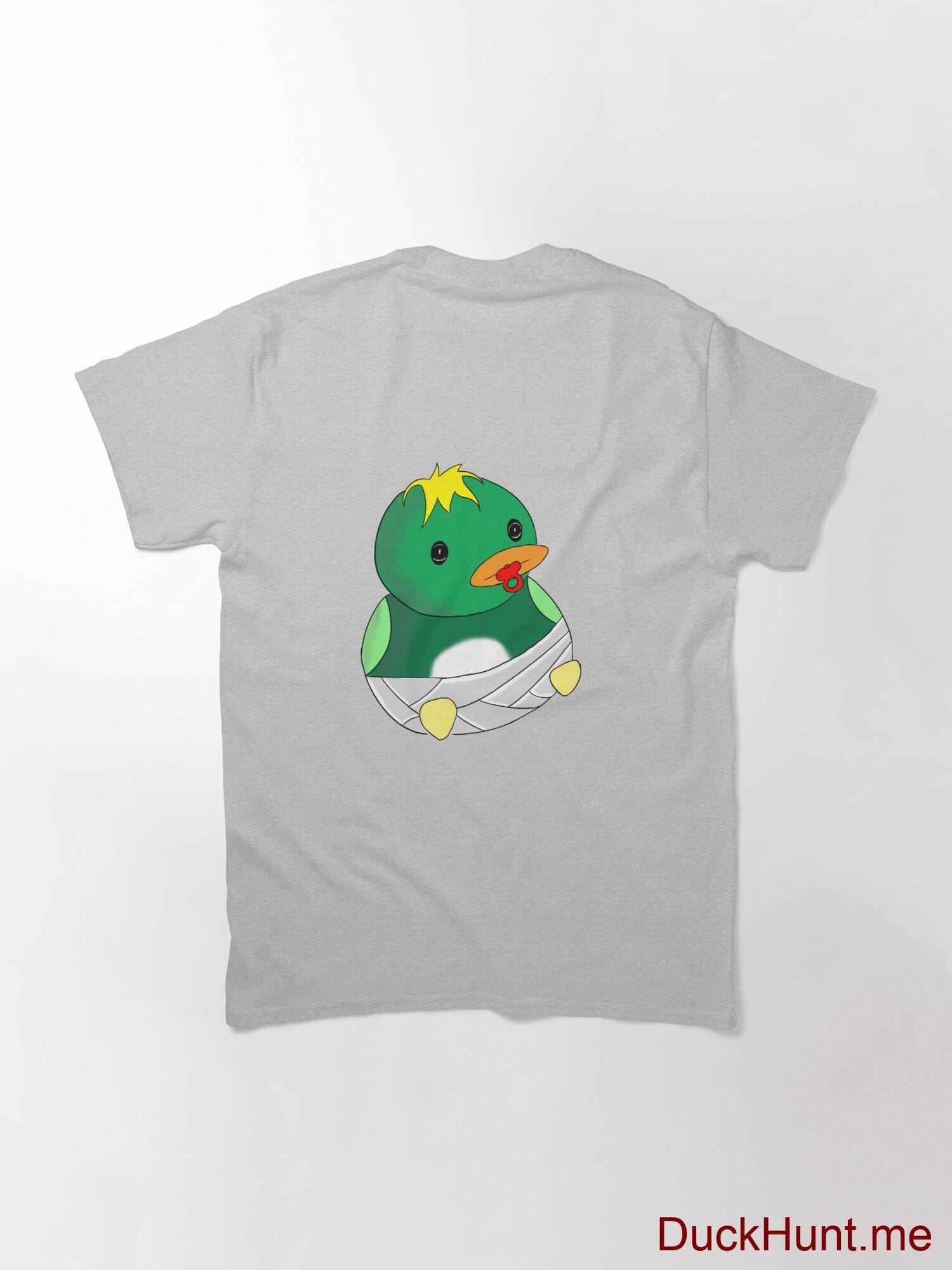 Baby duck Heather Grey Classic T-Shirt (Back printed) alternative image 1