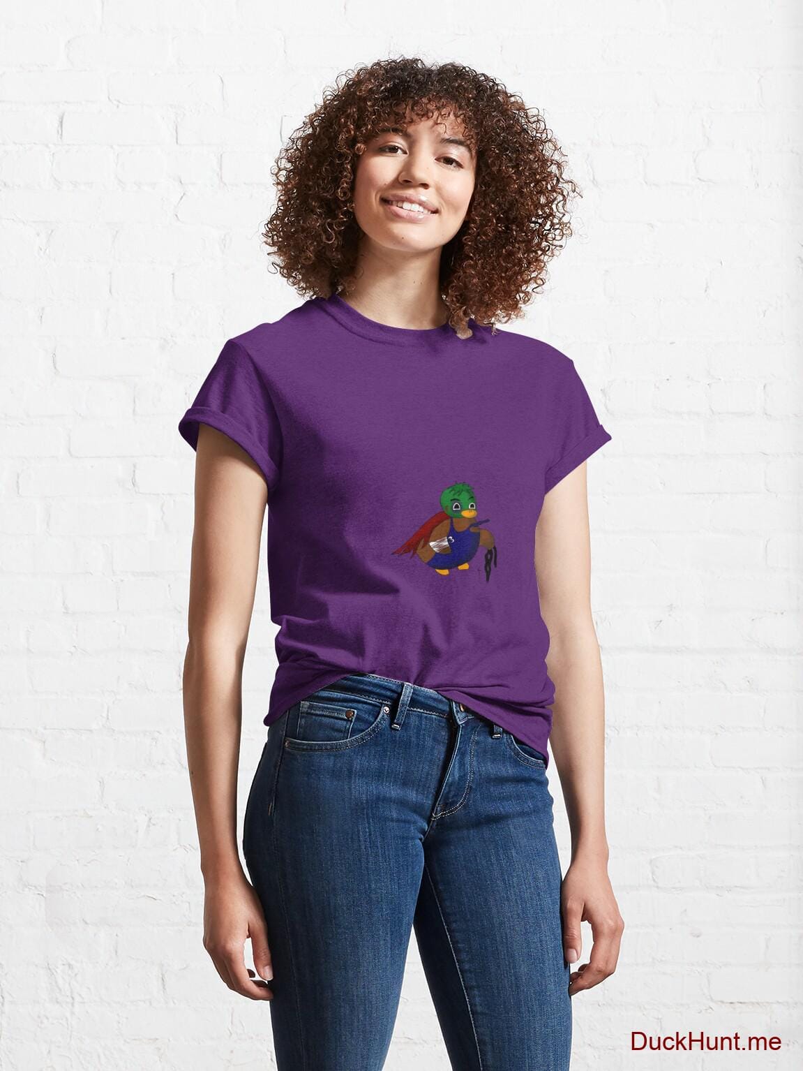 Dead DuckHunt Boss (smokeless) Purple Classic T-Shirt (Front printed) alternative image 3