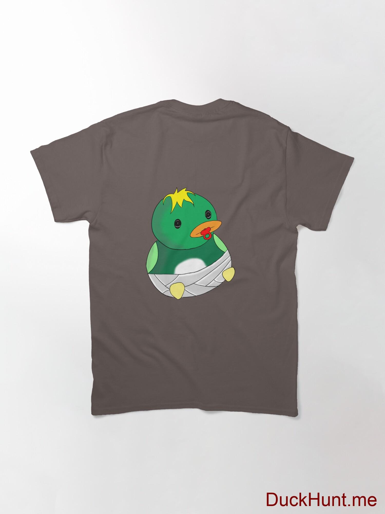 Baby duck Dark Grey Classic T-Shirt (Back printed) alternative image 1
