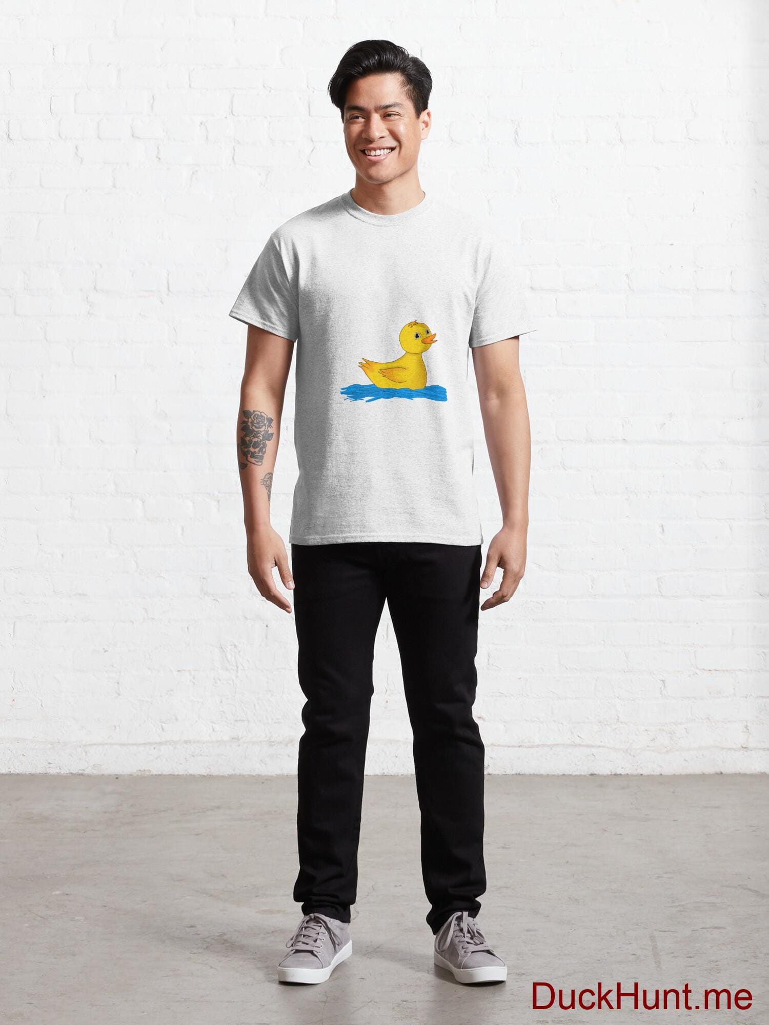 Plastic Duck White Classic T-Shirt (Front printed) alternative image 6