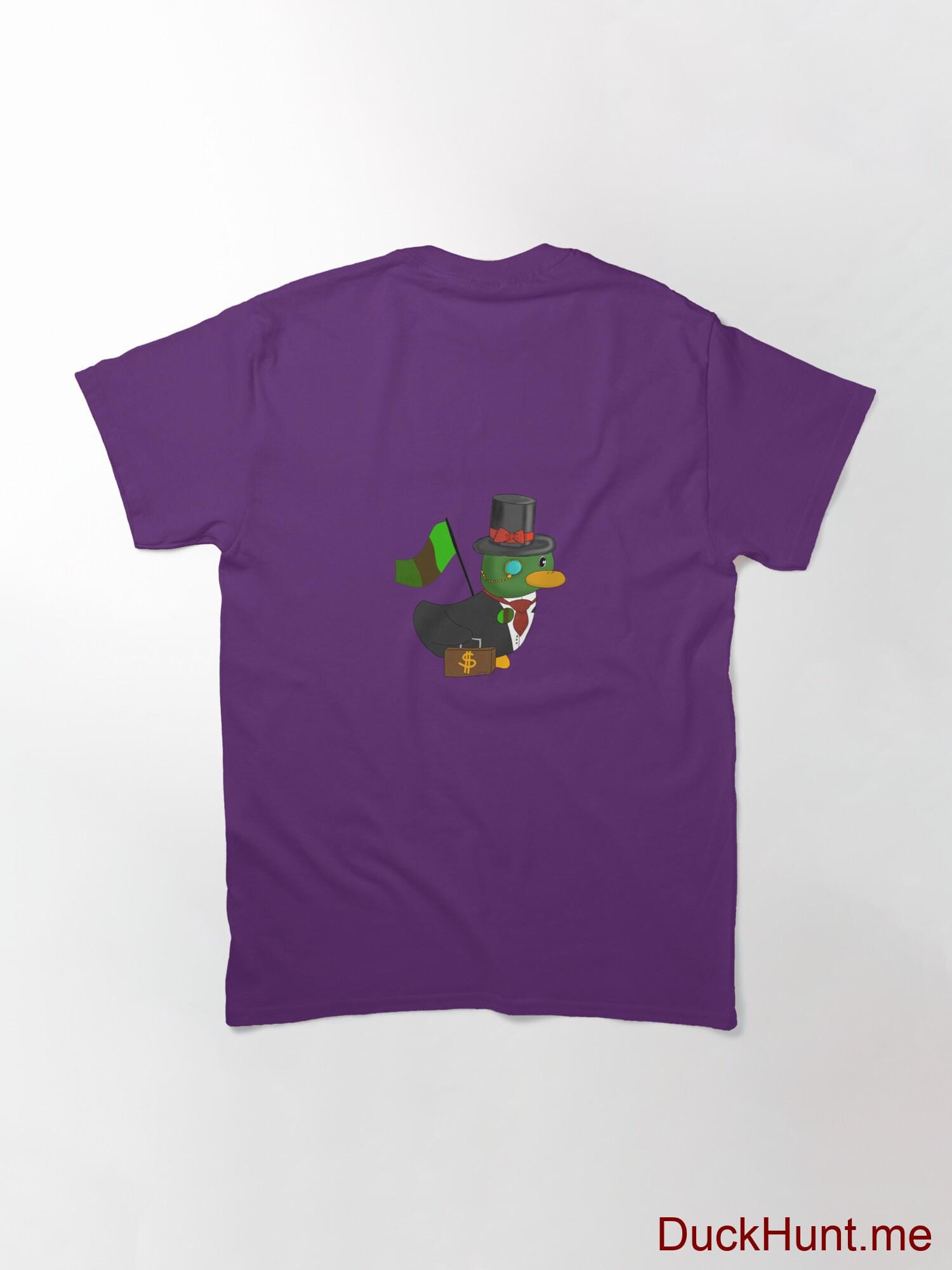 Golden Duck Purple Classic T-Shirt (Back printed) alternative image 1