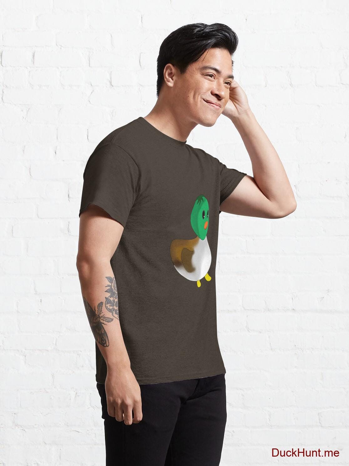 Normal Duck Brown Classic T-Shirt (Front printed) alternative image 4