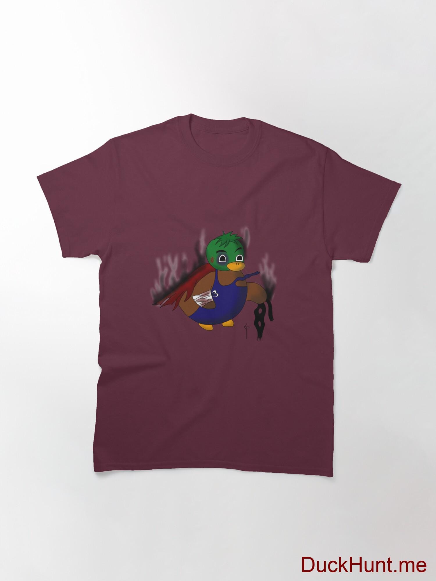 Dead Boss Duck (smoky) Dark Red Classic T-Shirt (Front printed) alternative image 2