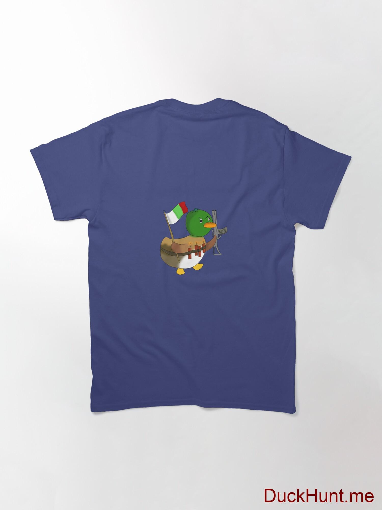 Kamikaze Duck Blue Classic T-Shirt (Back printed) alternative image 1