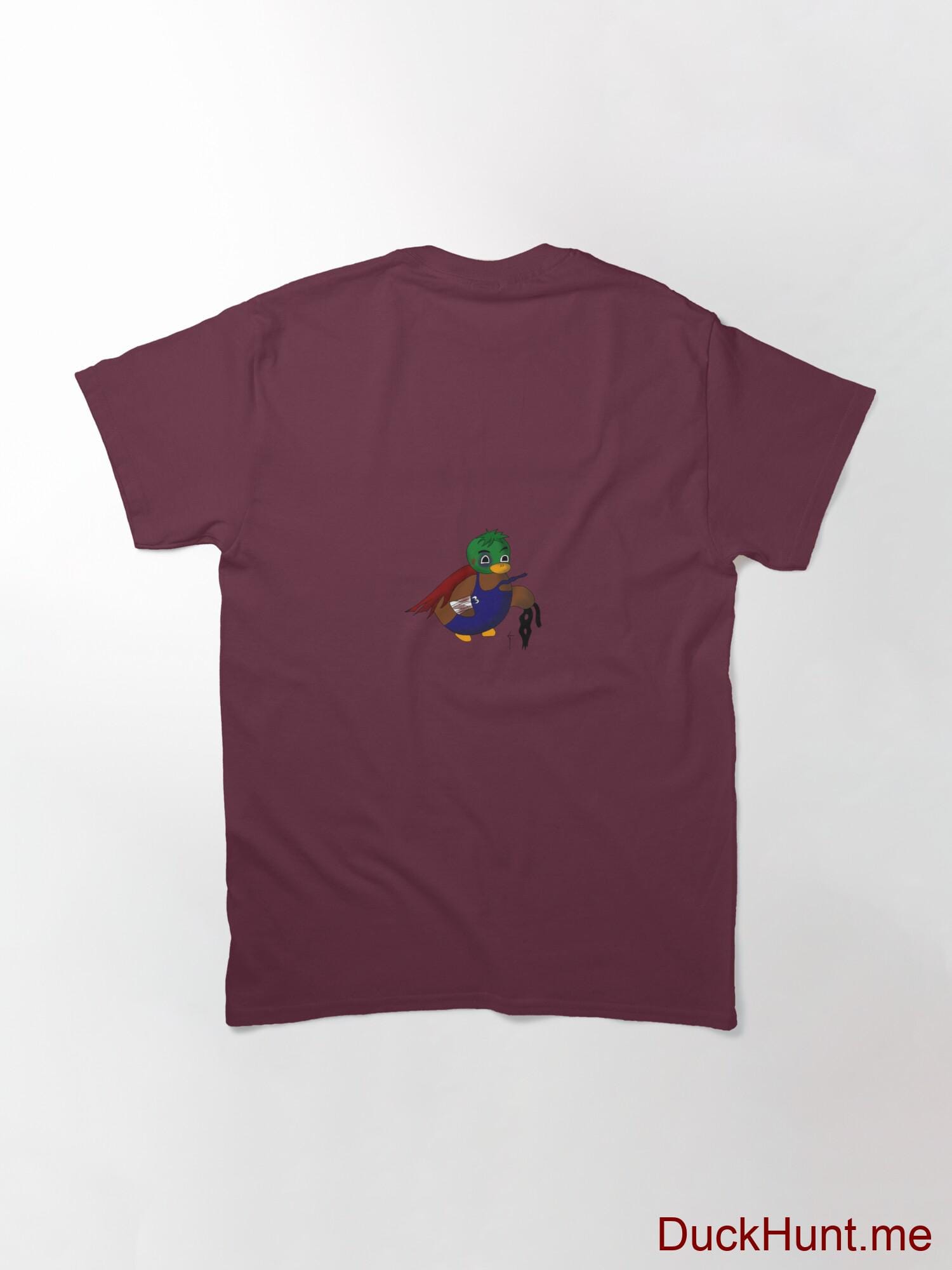 Dead DuckHunt Boss (smokeless) Dark Red Classic T-Shirt (Back printed) alternative image 1