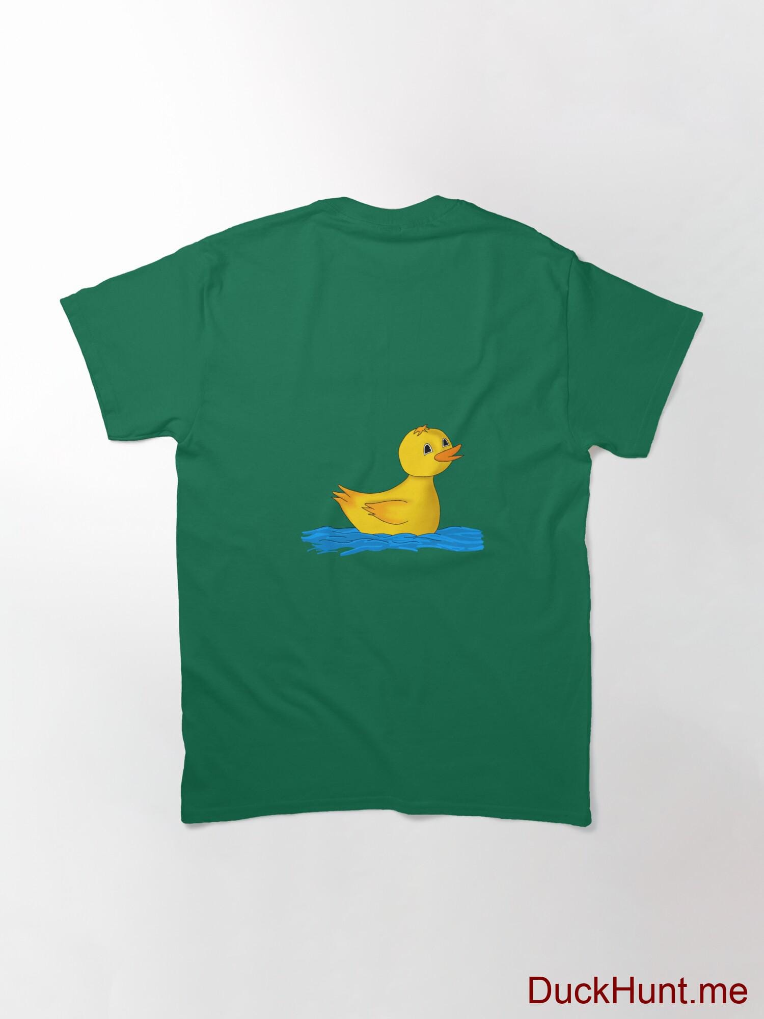 Plastic Duck Green Classic T-Shirt (Back printed) alternative image 1