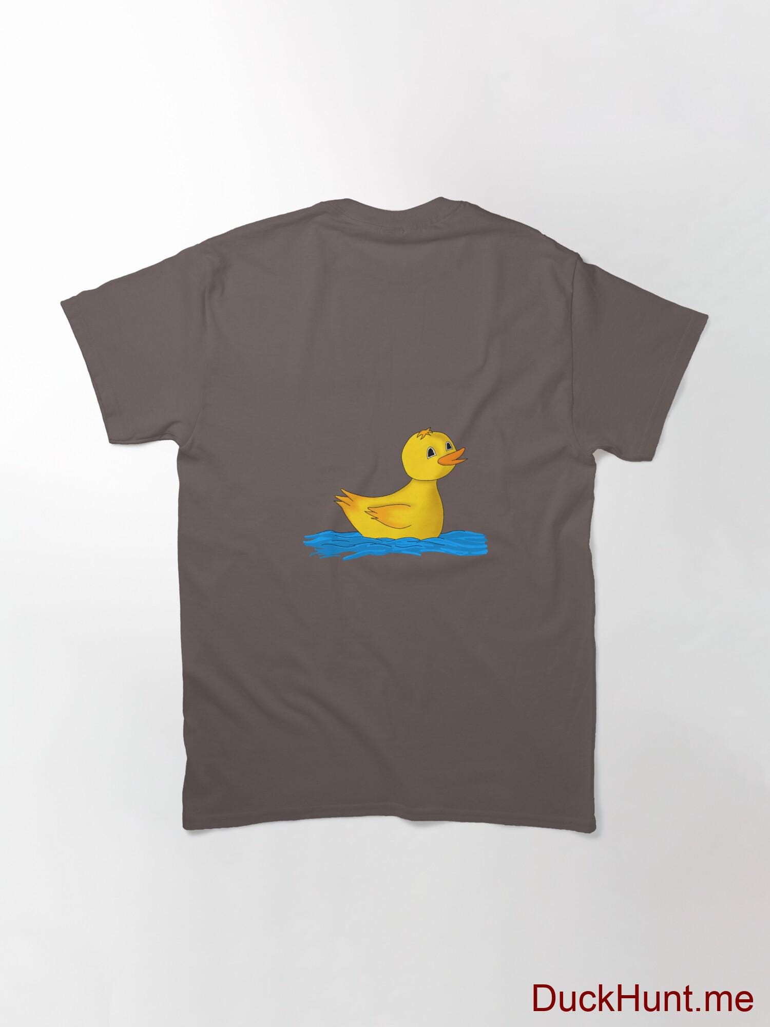 Plastic Duck Dark Grey Classic T-Shirt (Back printed) alternative image 1