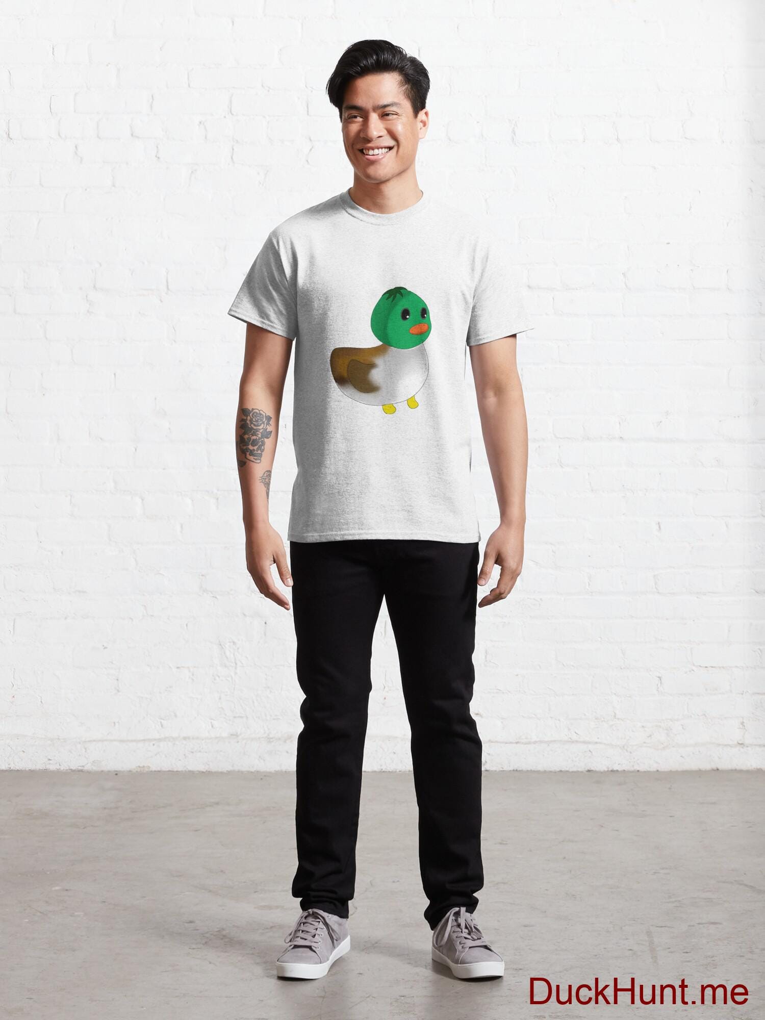 Normal Duck White Classic T-Shirt (Front printed) alternative image 6
