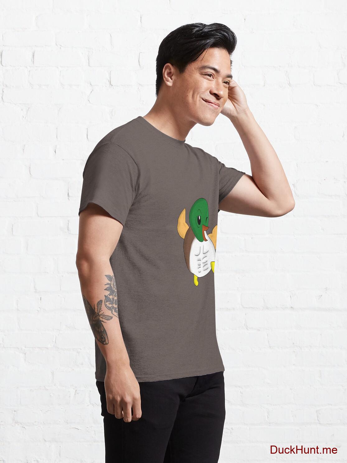 Super duck Dark Grey Classic T-Shirt (Front printed) alternative image 4