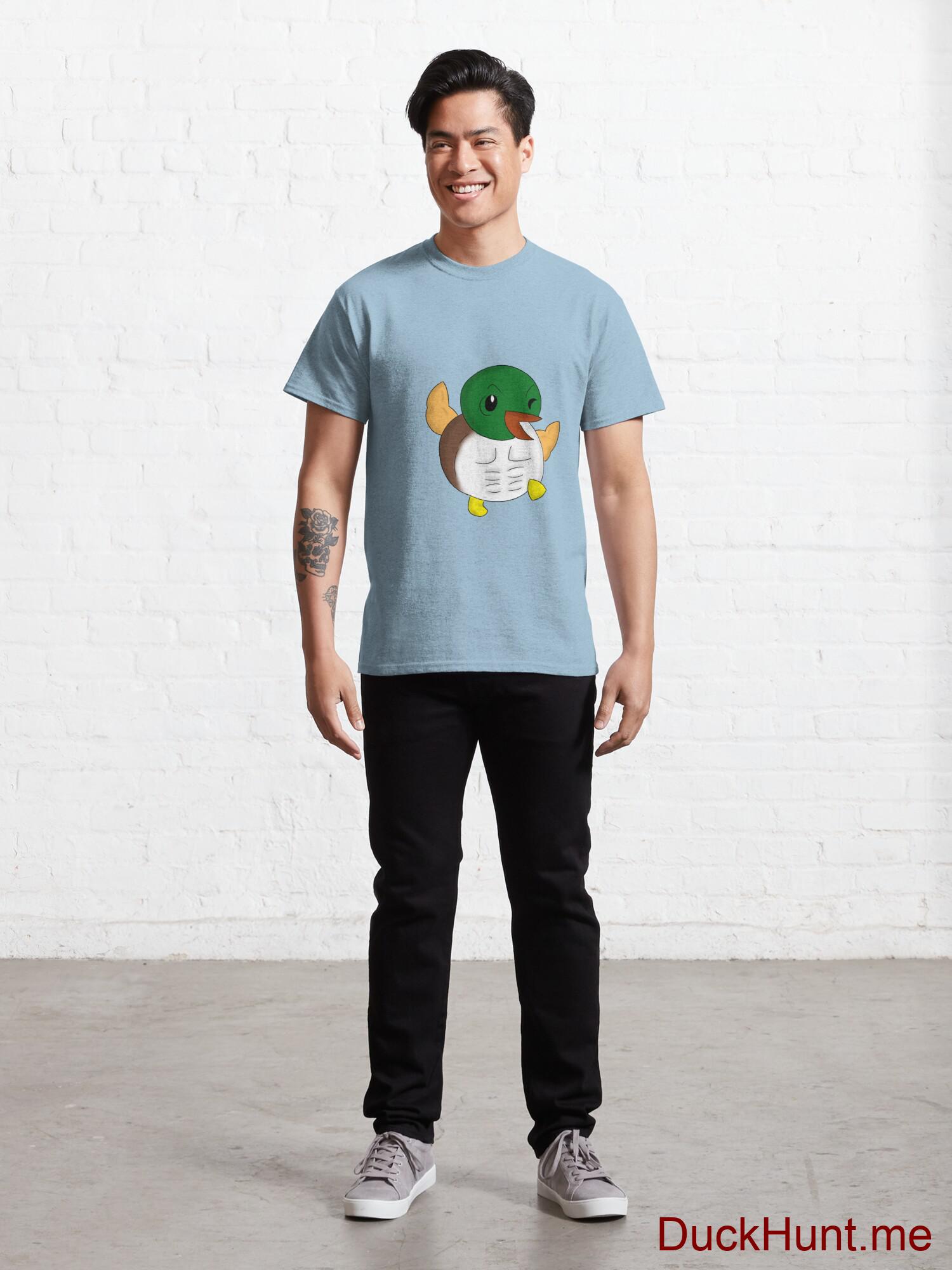 Super duck Light Blue Classic T-Shirt (Front printed) alternative image 6