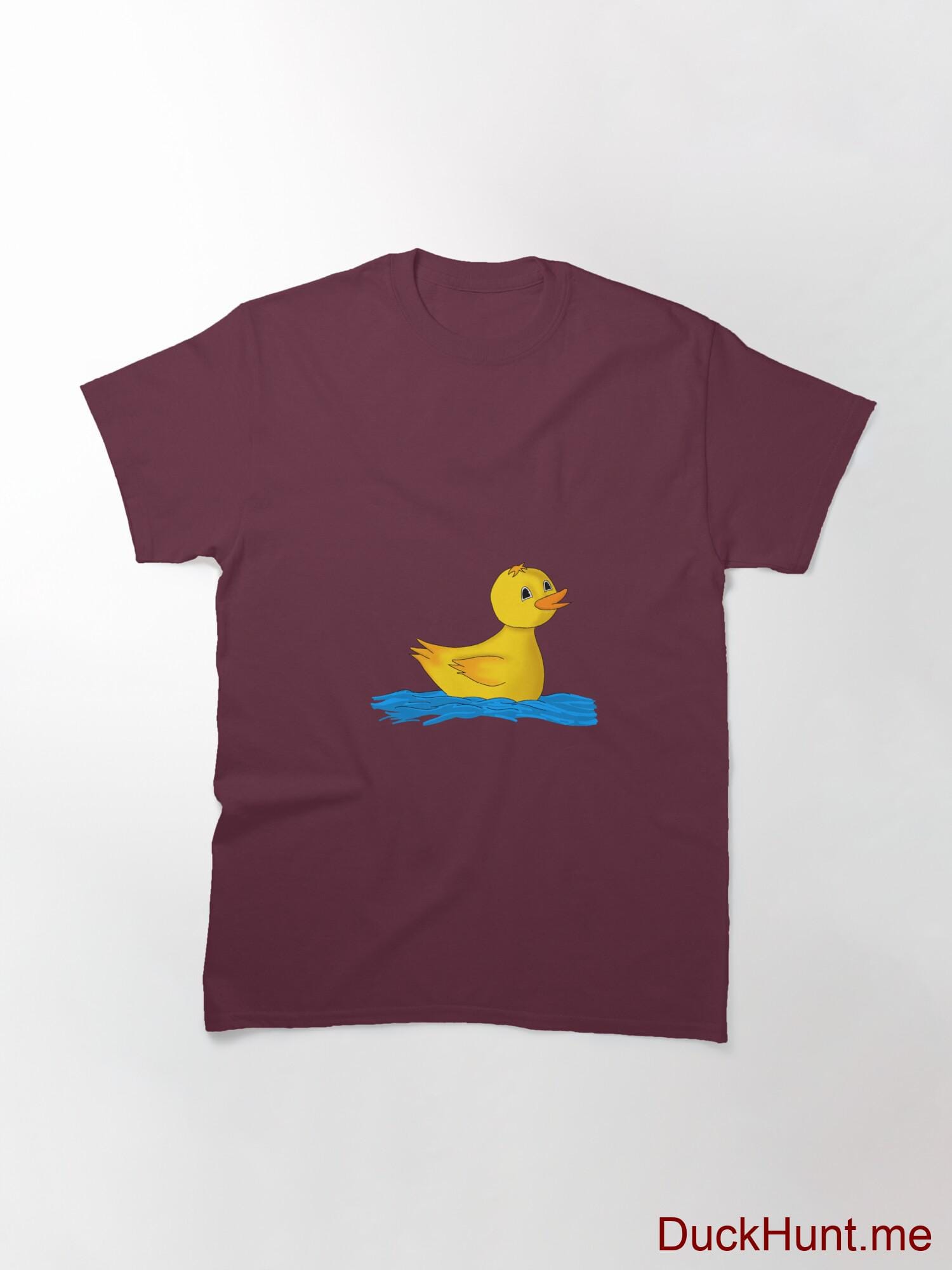 Plastic Duck Dark Red Classic T-Shirt (Front printed) alternative image 2