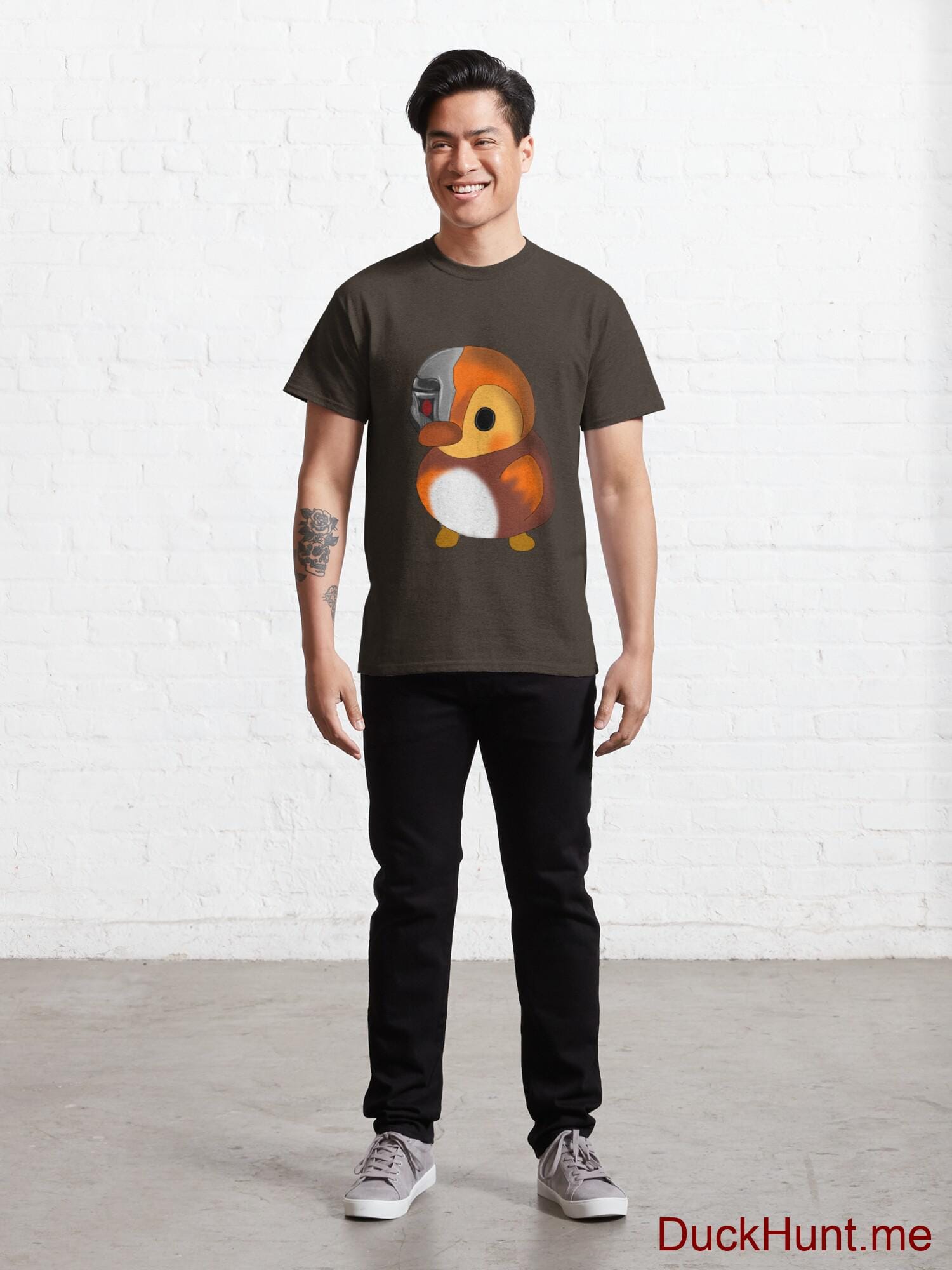 Mechanical Duck Brown Classic T-Shirt (Front printed) alternative image 6