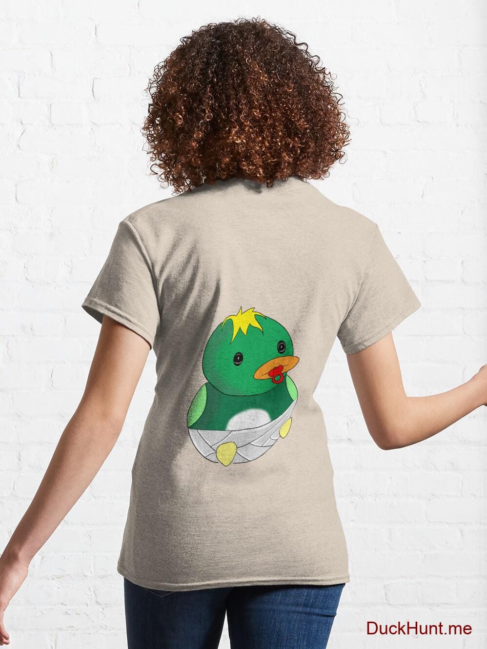 Baby duck Creme Classic T-Shirt (Back printed) alternative image 4