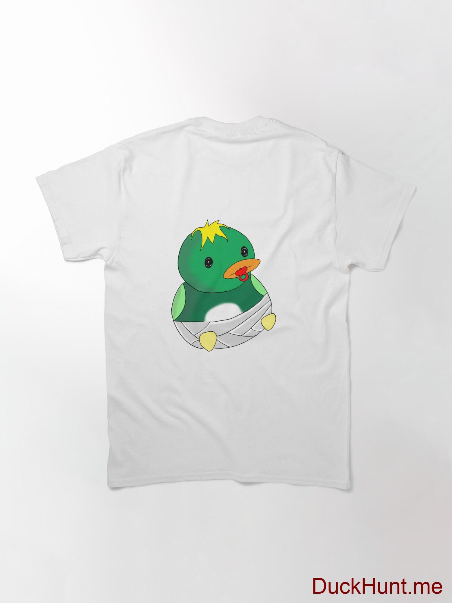 Baby duck White Classic T-Shirt (Back printed) alternative image 1