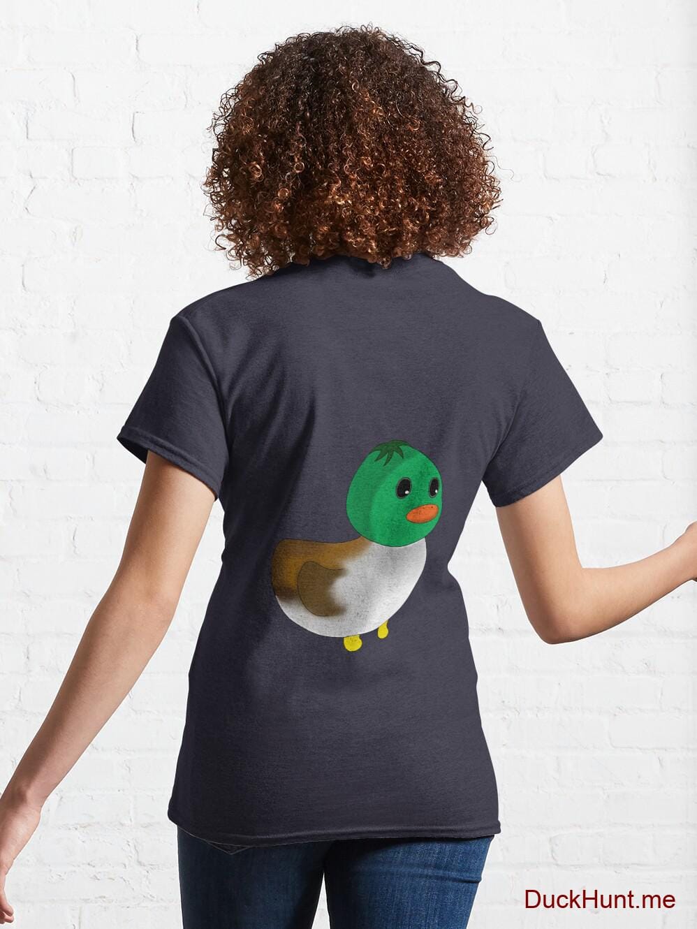 Normal Duck Navy Classic T-Shirt (Back printed) alternative image 4