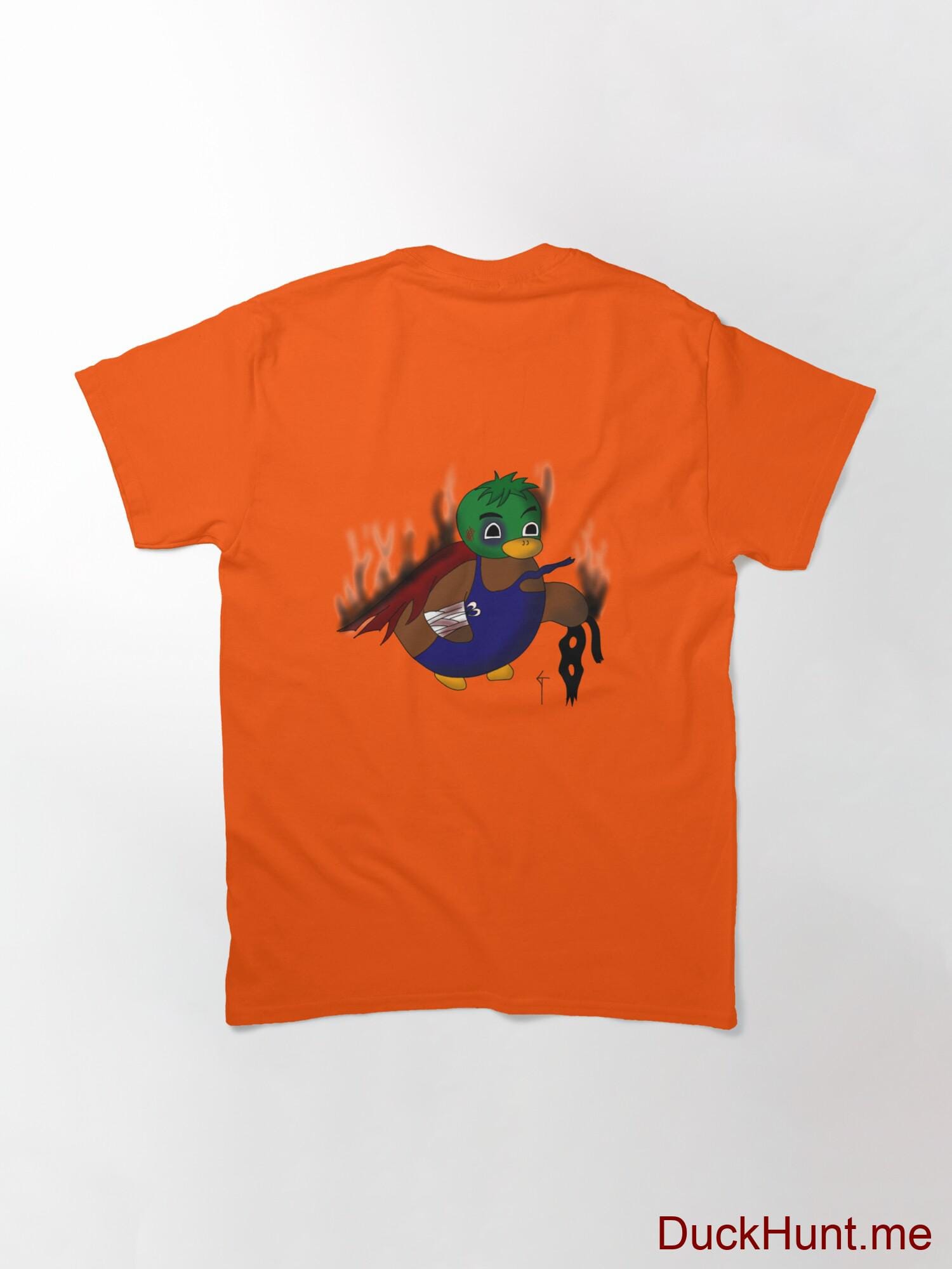 Dead Boss Duck (smoky) Orange Classic T-Shirt (Back printed) alternative image 1