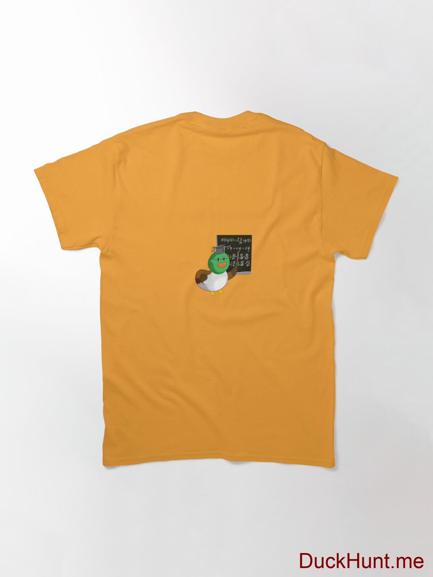 Prof Duck Gold Classic T-Shirt (Back printed) alternative image 1