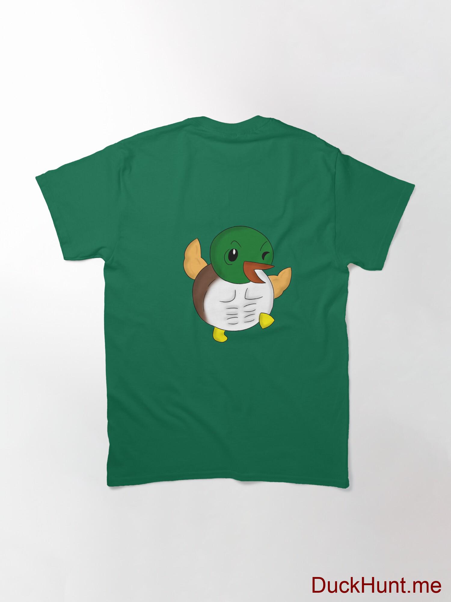 Super duck Green Classic T-Shirt (Back printed) alternative image 1