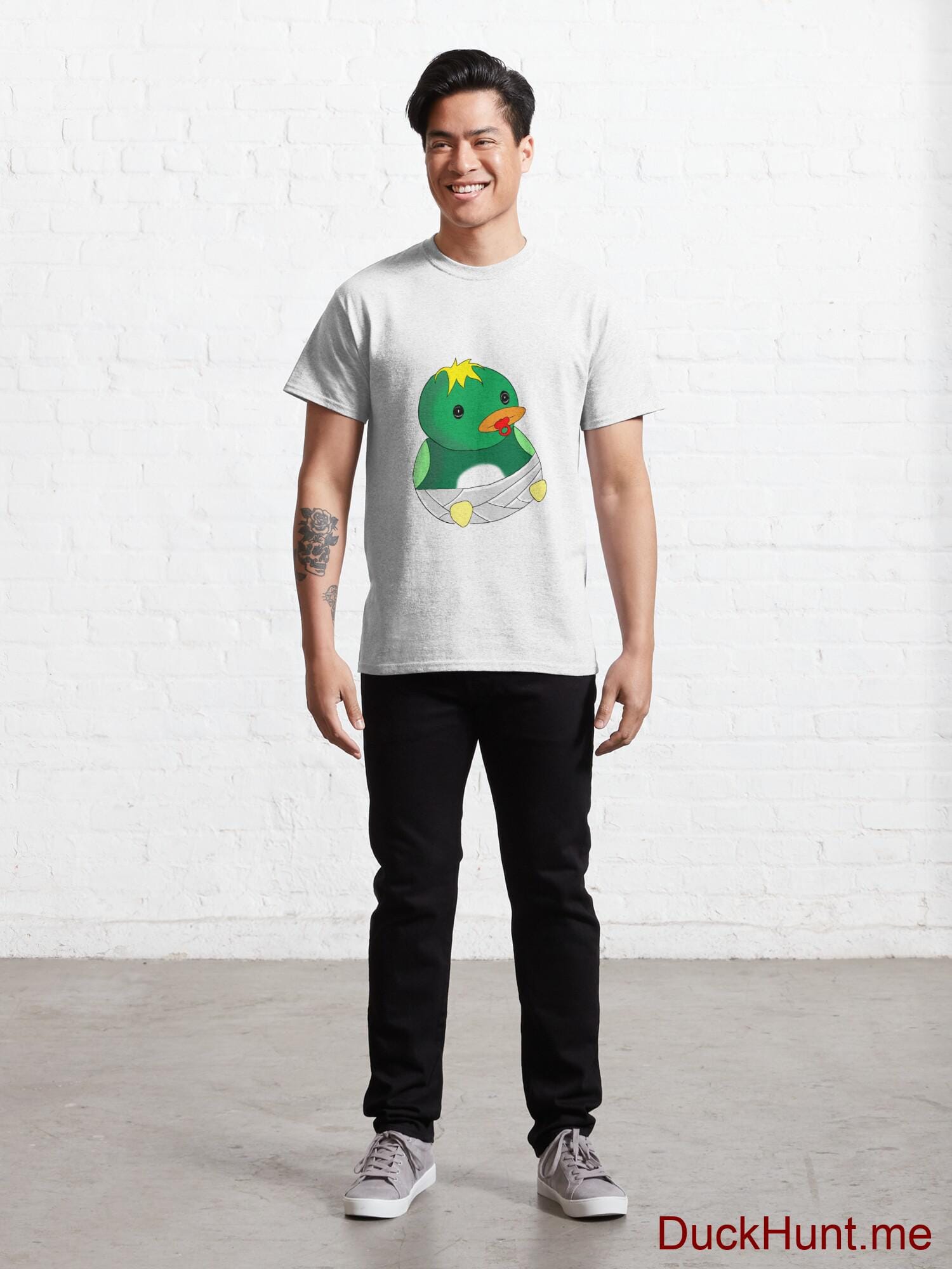 Baby duck White Classic T-Shirt (Front printed) alternative image 6