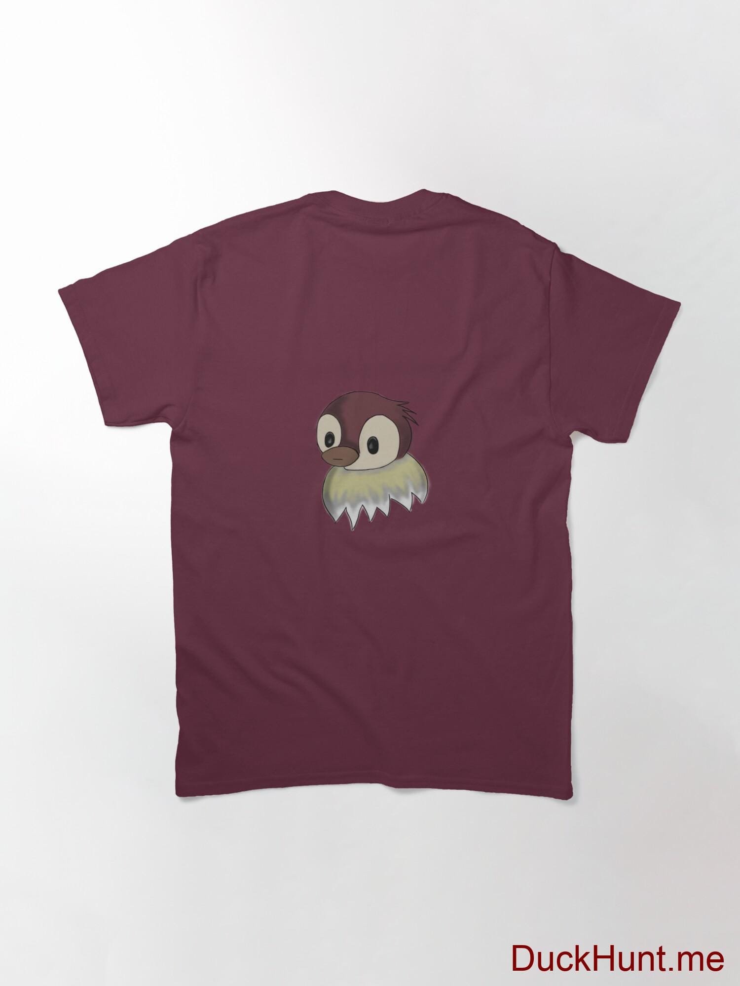 Ghost Duck (fogless) Dark Red Classic T-Shirt (Back printed) alternative image 1