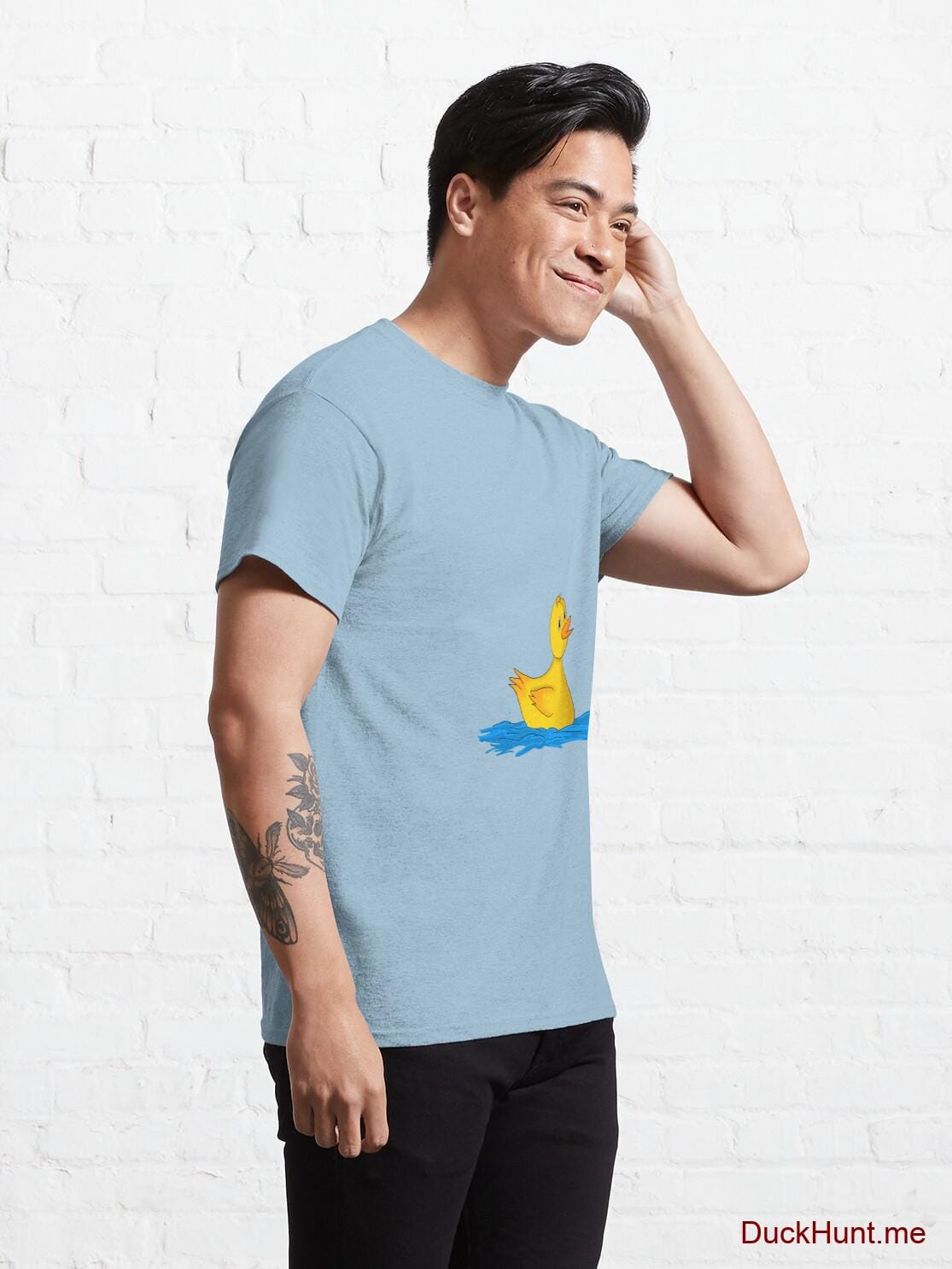 Plastic Duck Light Blue Classic T-Shirt (Front printed) alternative image 4