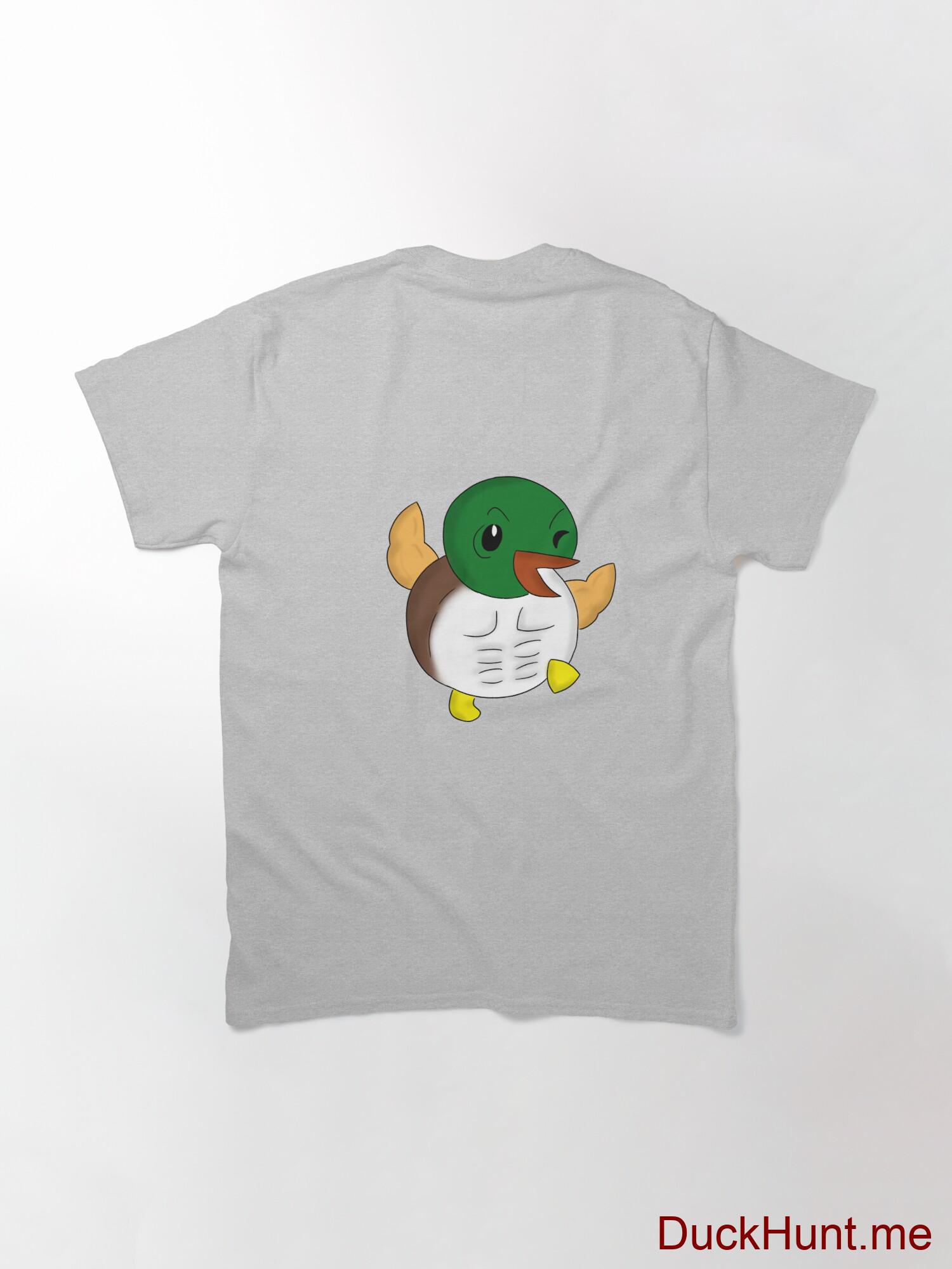 Super duck Heather Grey Classic T-Shirt (Back printed) alternative image 1