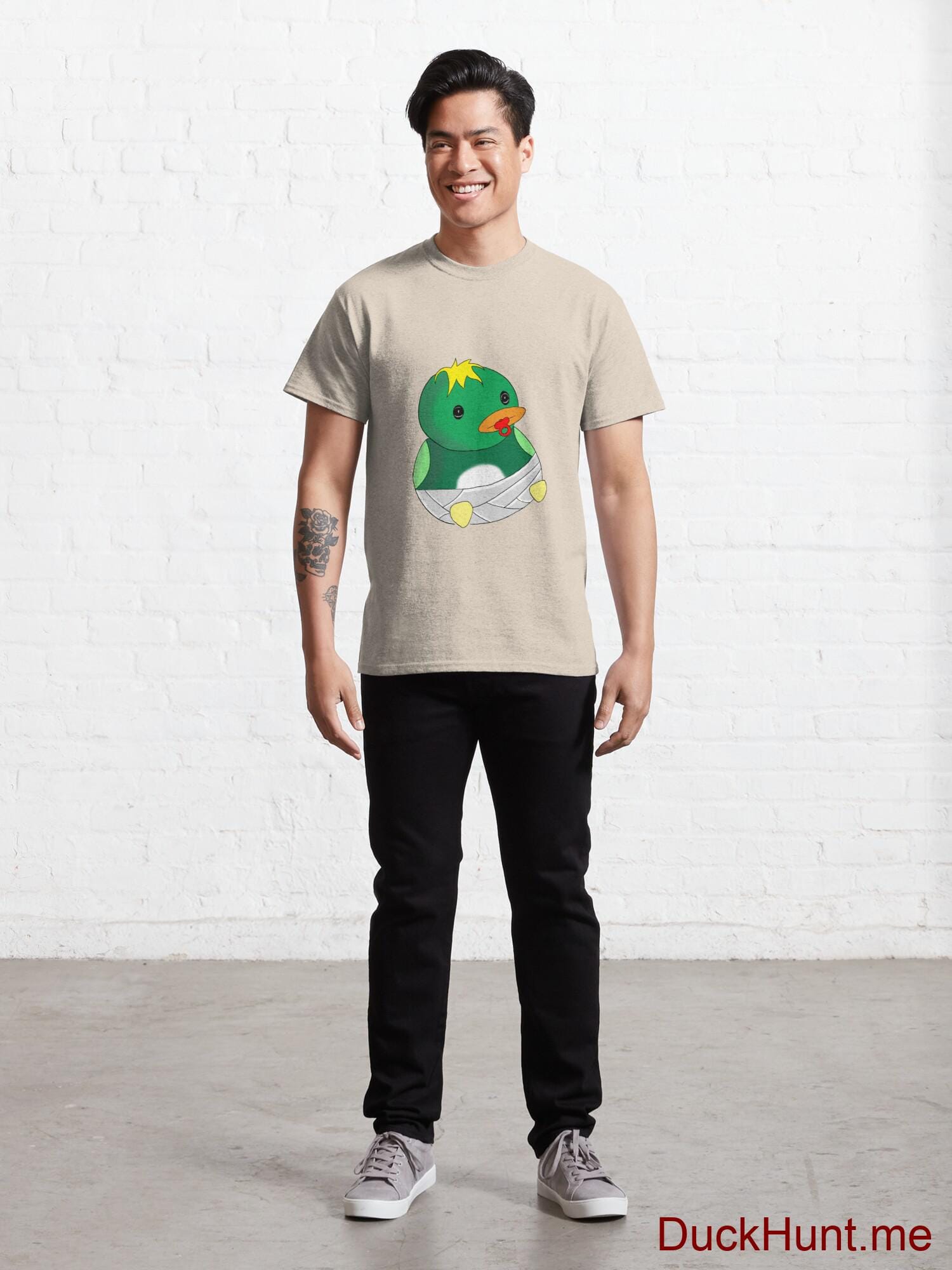 Baby duck Creme Classic T-Shirt (Front printed) alternative image 6