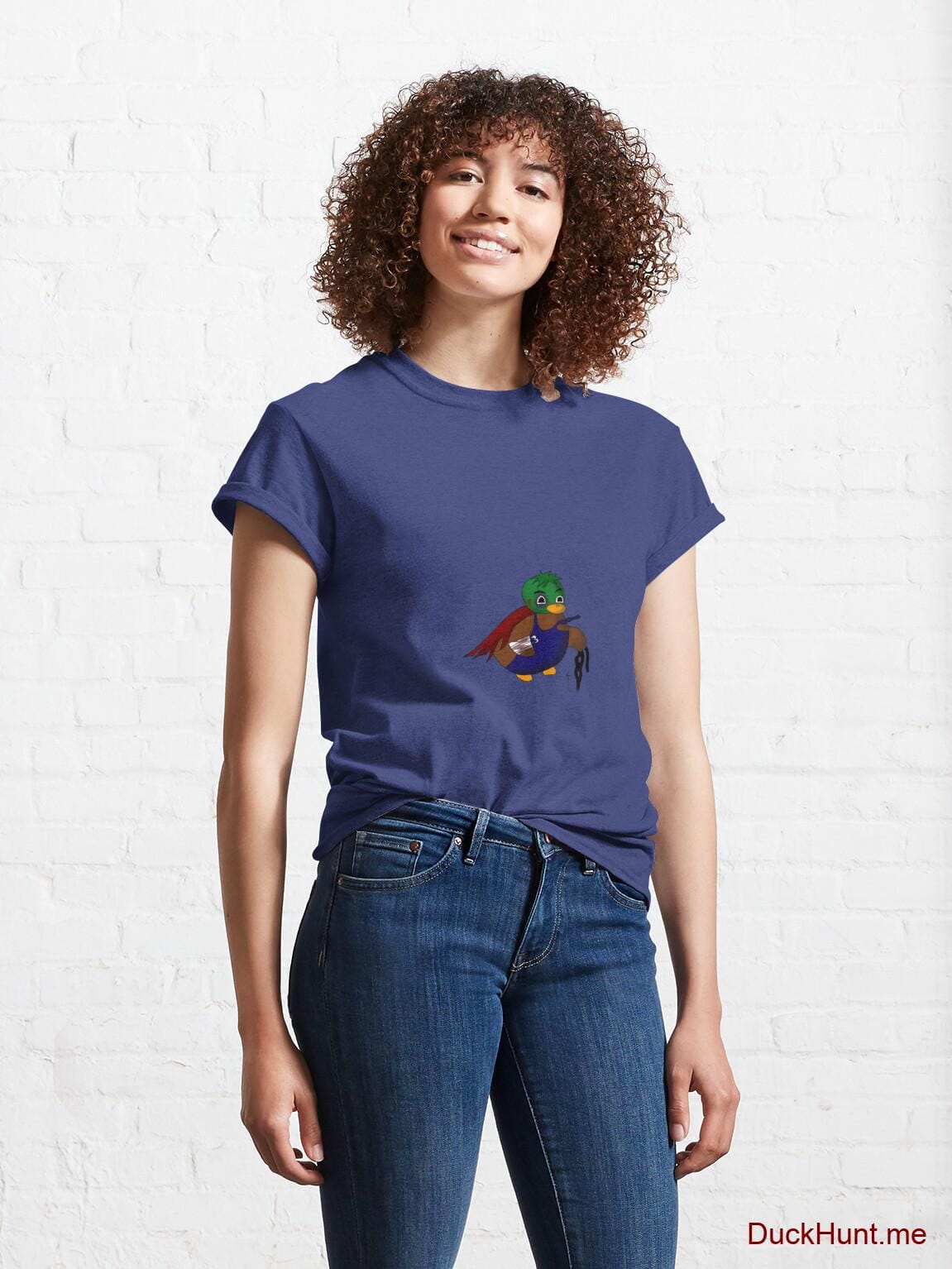 Dead DuckHunt Boss (smokeless) Blue Classic T-Shirt (Front printed) alternative image 3