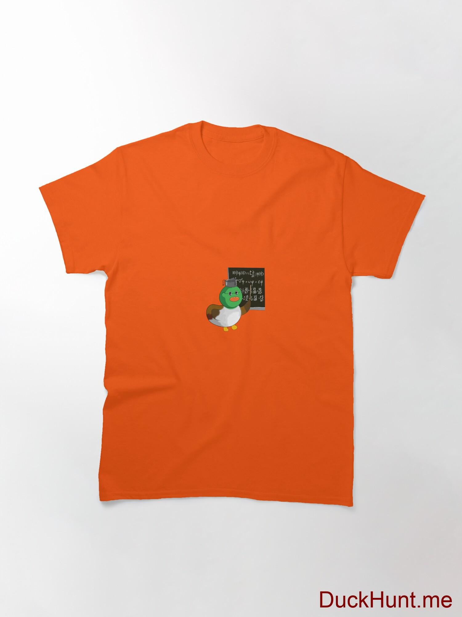Prof Duck Orange Classic T-Shirt (Front printed) alternative image 2