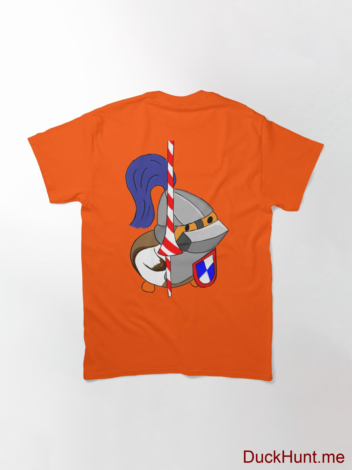 Armored Duck Orange Classic T-Shirt (Back printed) alternative image 1
