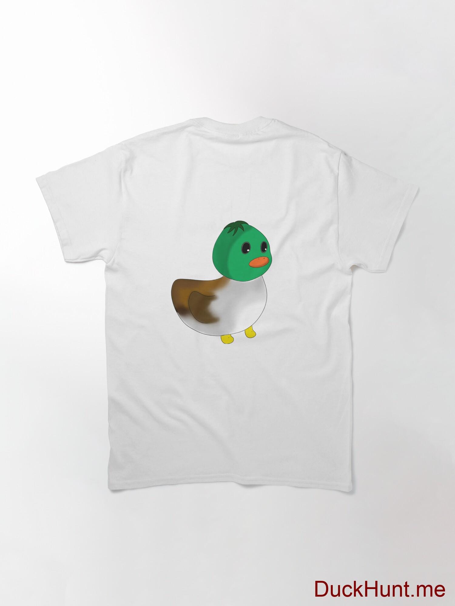 Normal Duck White Classic T-Shirt (Back printed) alternative image 1