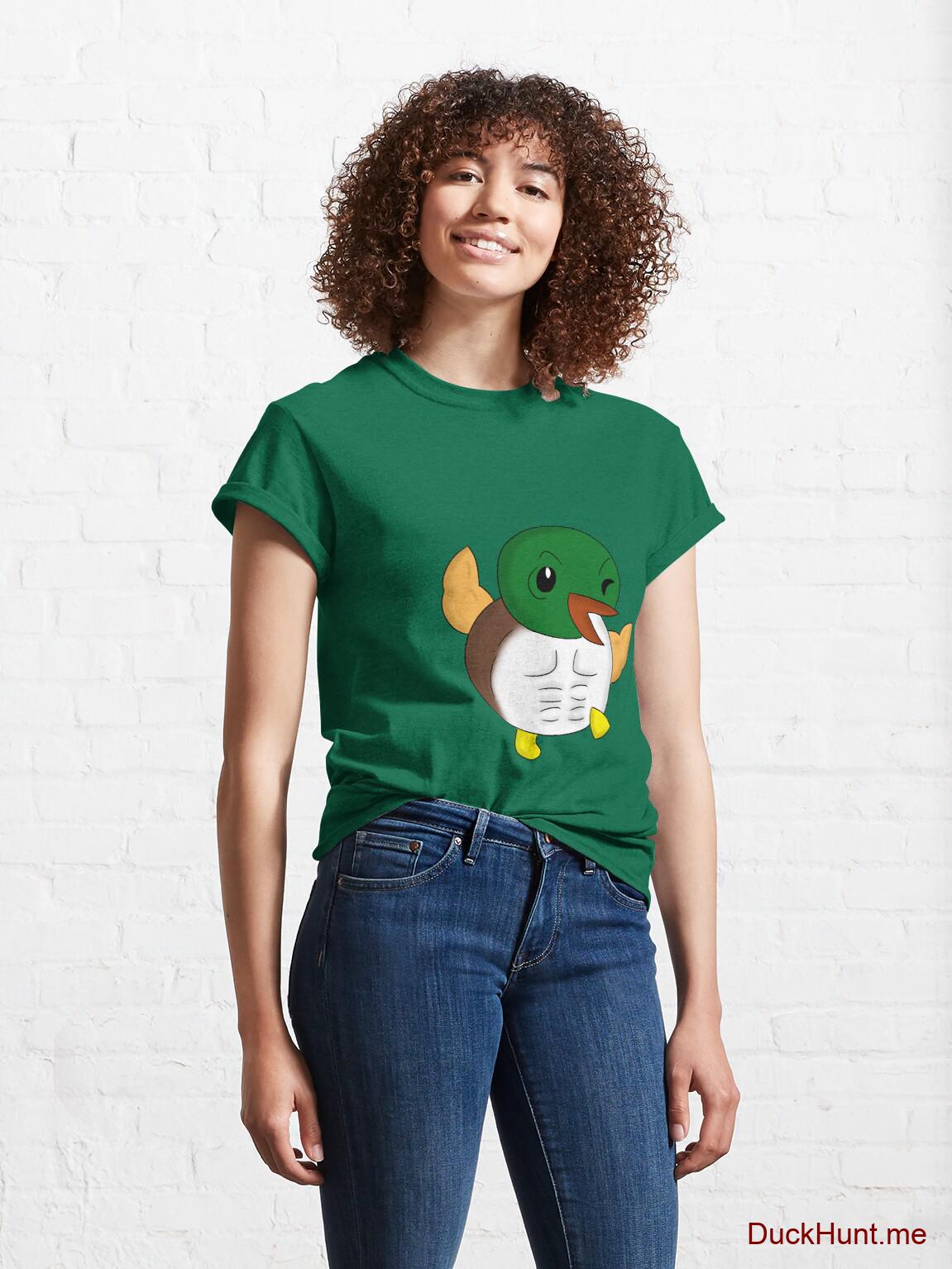 Super duck Green Classic T-Shirt (Front printed) alternative image 3