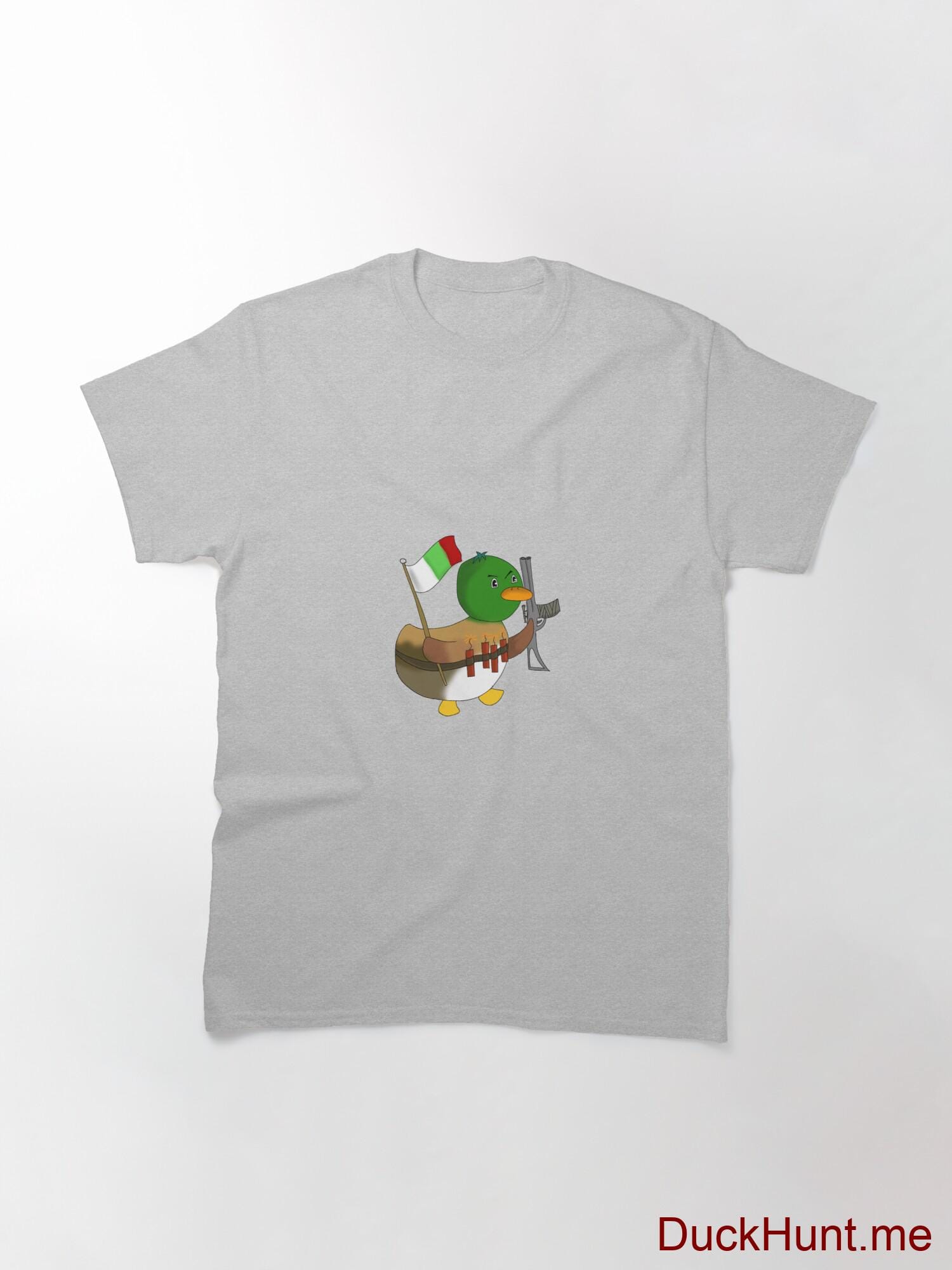 Kamikaze Duck Heather Grey Classic T-Shirt (Front printed) alternative image 2