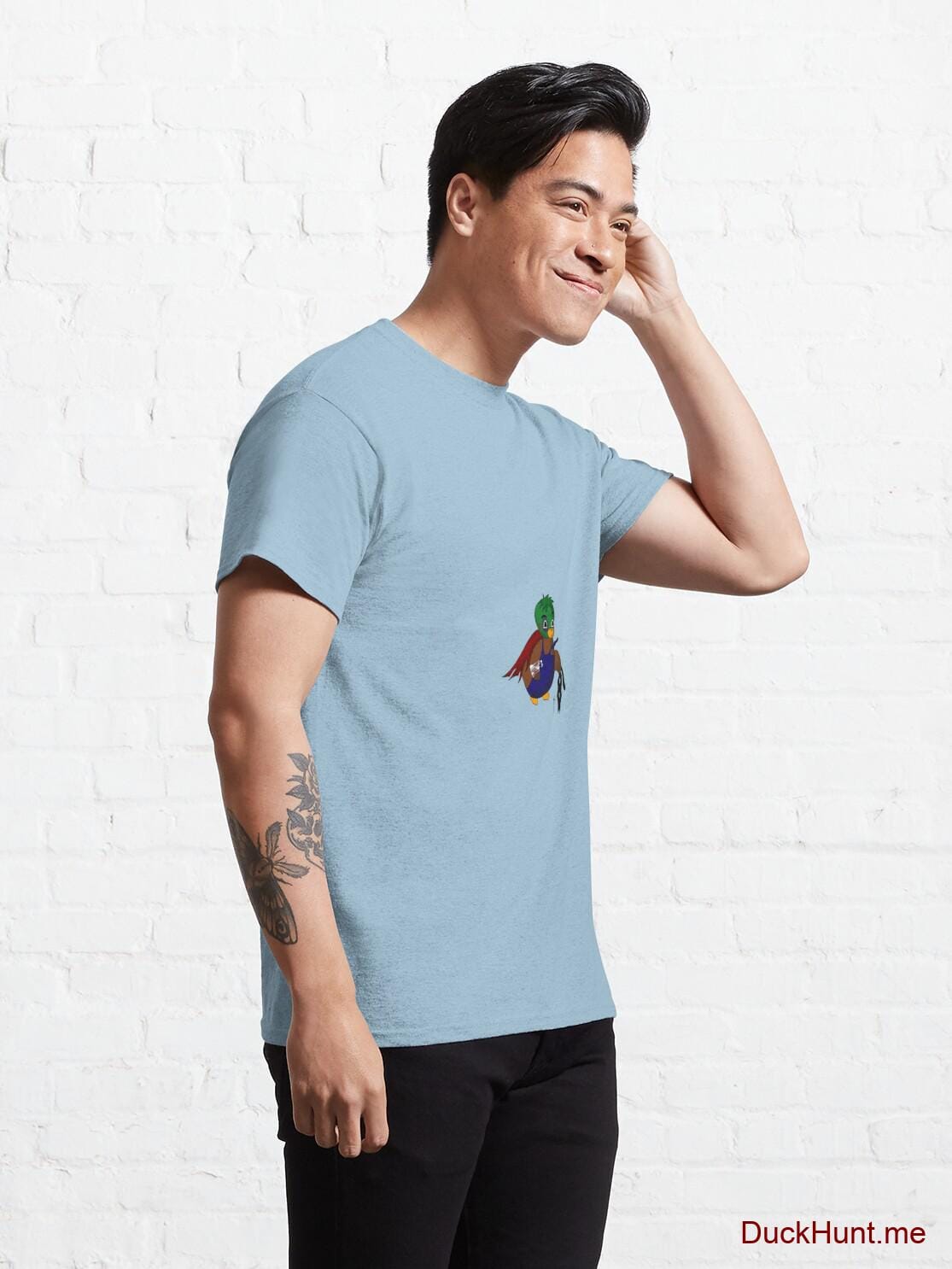 Dead DuckHunt Boss (smokeless) Light Blue Classic T-Shirt (Front printed) alternative image 4