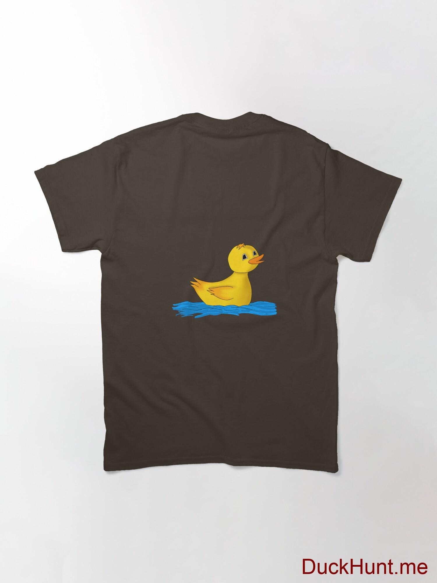 Plastic Duck Brown Classic T-Shirt (Back printed) alternative image 1