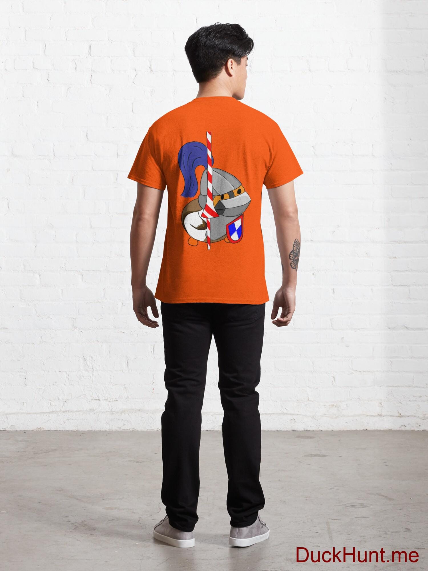 Armored Duck Orange Classic T-Shirt (Back printed) alternative image 3
