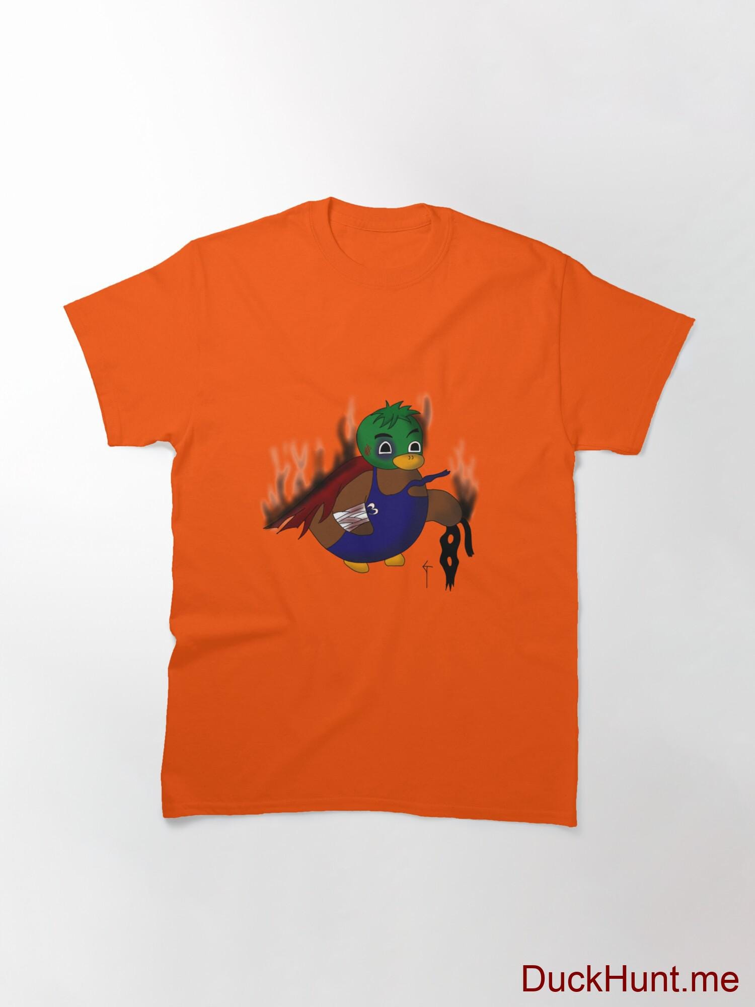Dead Boss Duck (smoky) Orange Classic T-Shirt (Front printed) alternative image 2