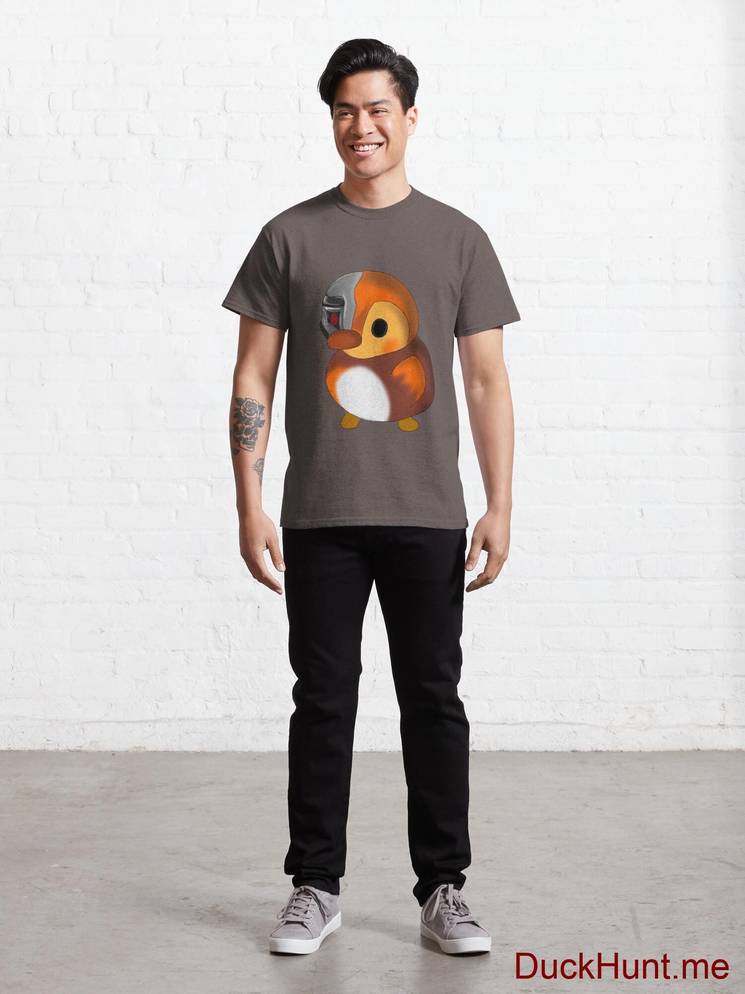 Mechanical Duck Dark Grey Classic T-Shirt (Front printed) alternative image 6