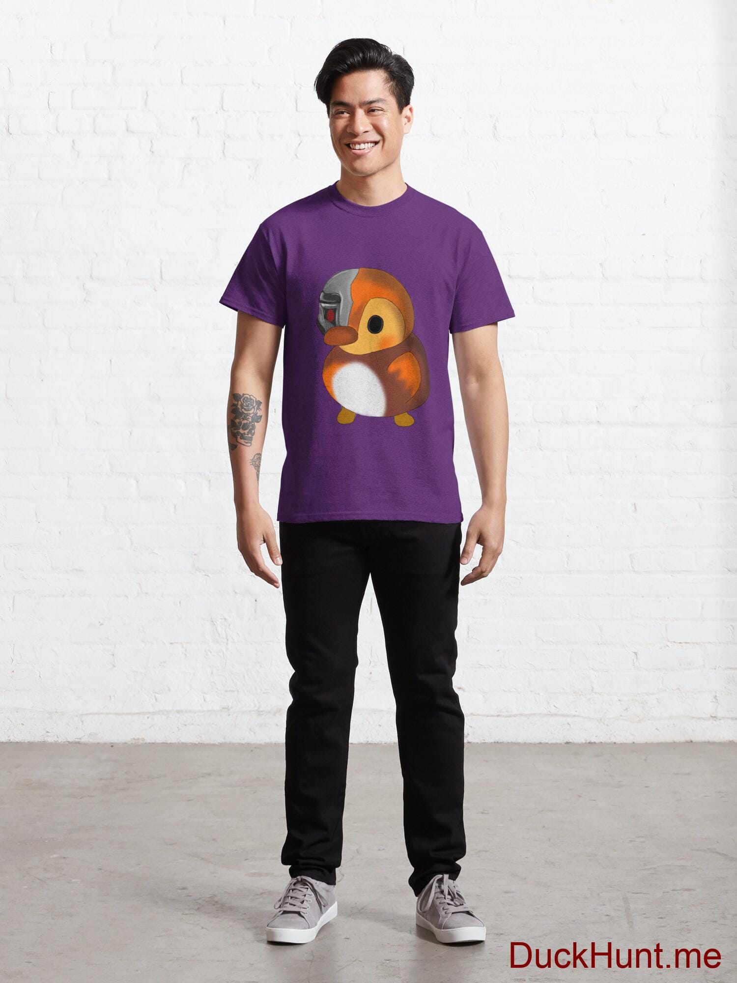 Mechanical Duck Purple Classic T-Shirt (Front printed) alternative image 6