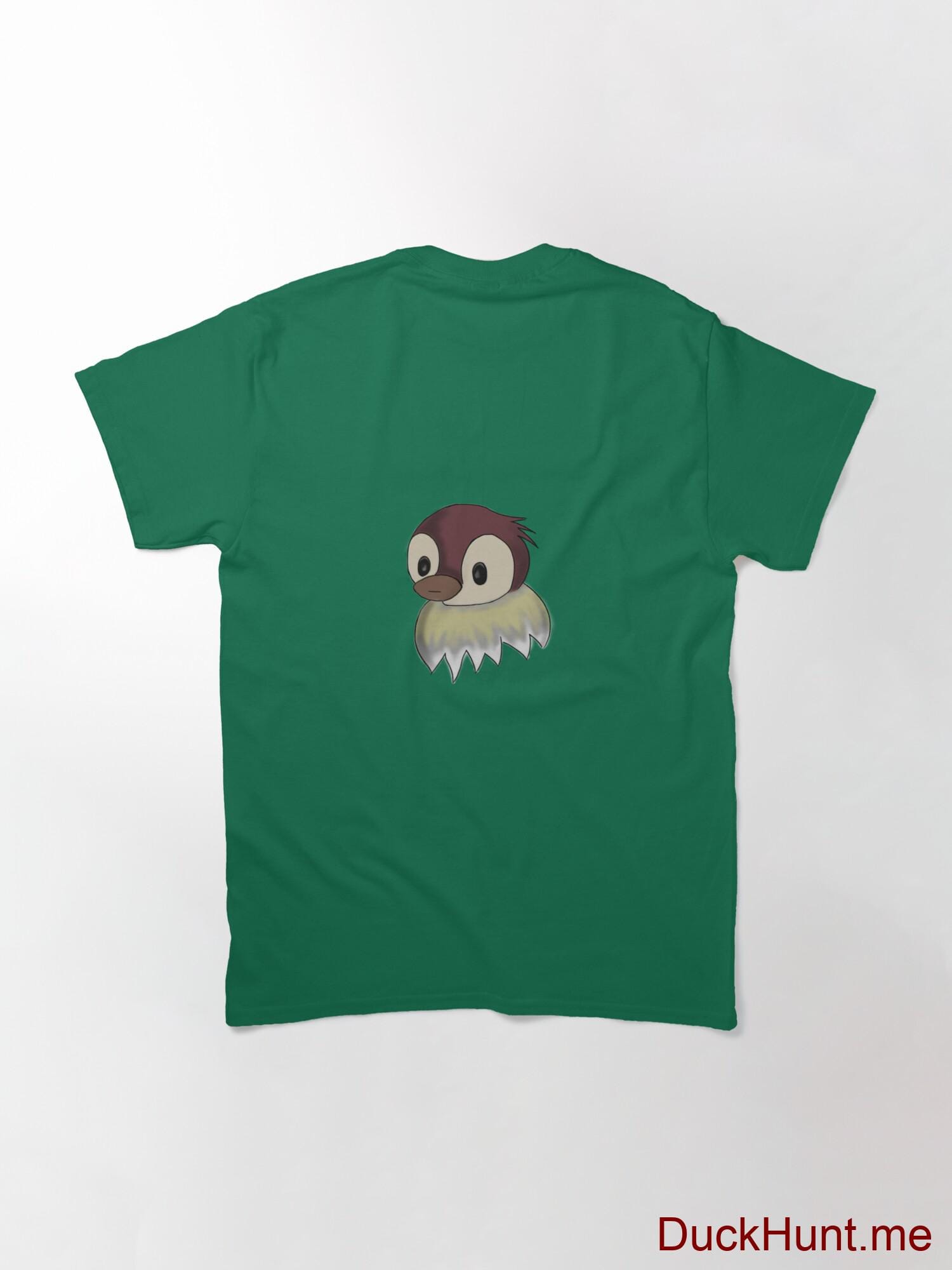 Ghost Duck (fogless) Green Classic T-Shirt (Back printed) alternative image 1